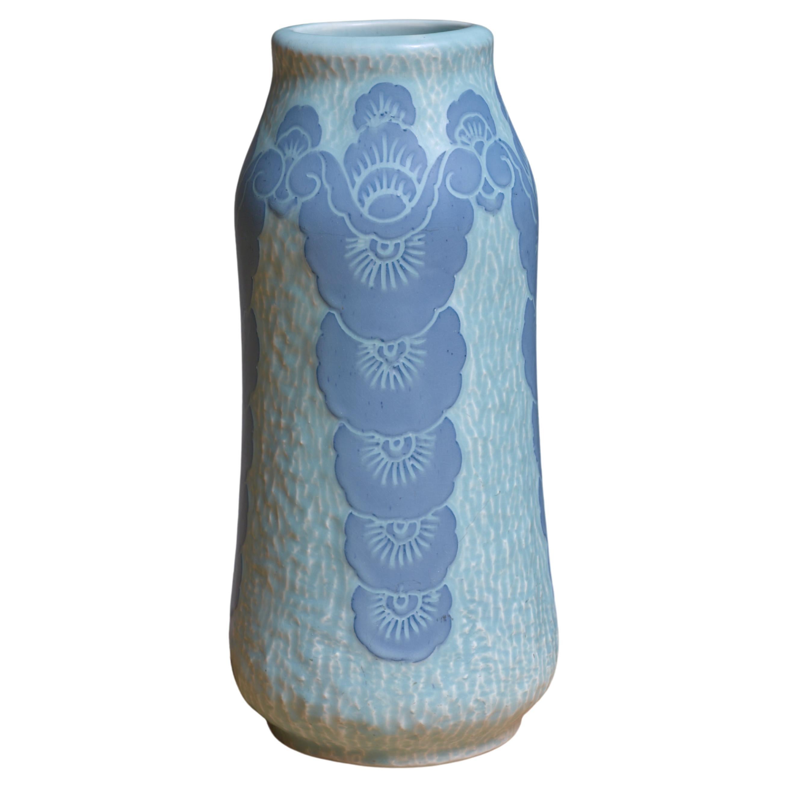 Josef Ekberg Ceramic 'Sgraffito' Vase for Gustavsberg, Sweden, 1920