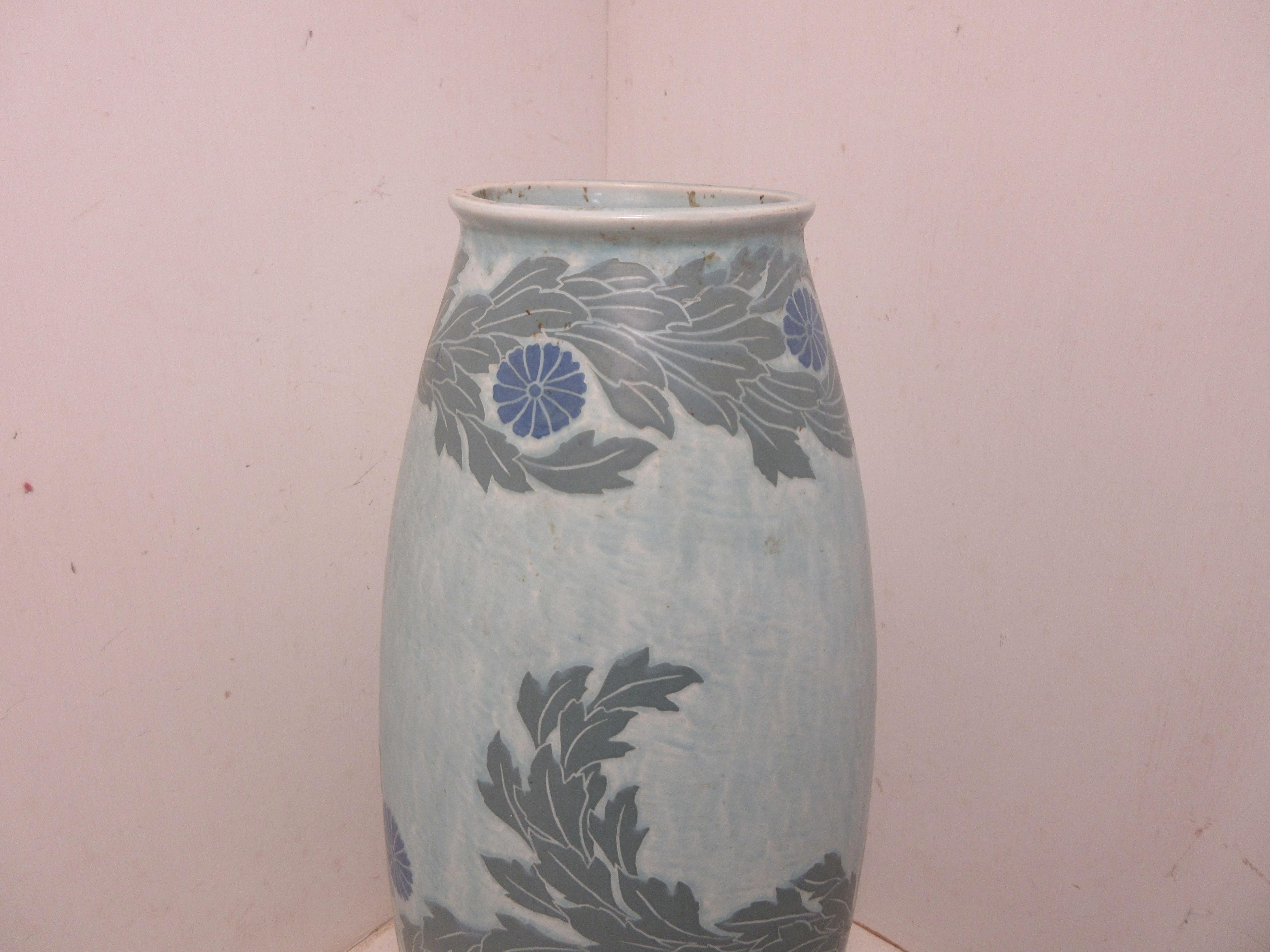 Art nouveau Vase en céramique Josef Ekberg en vente