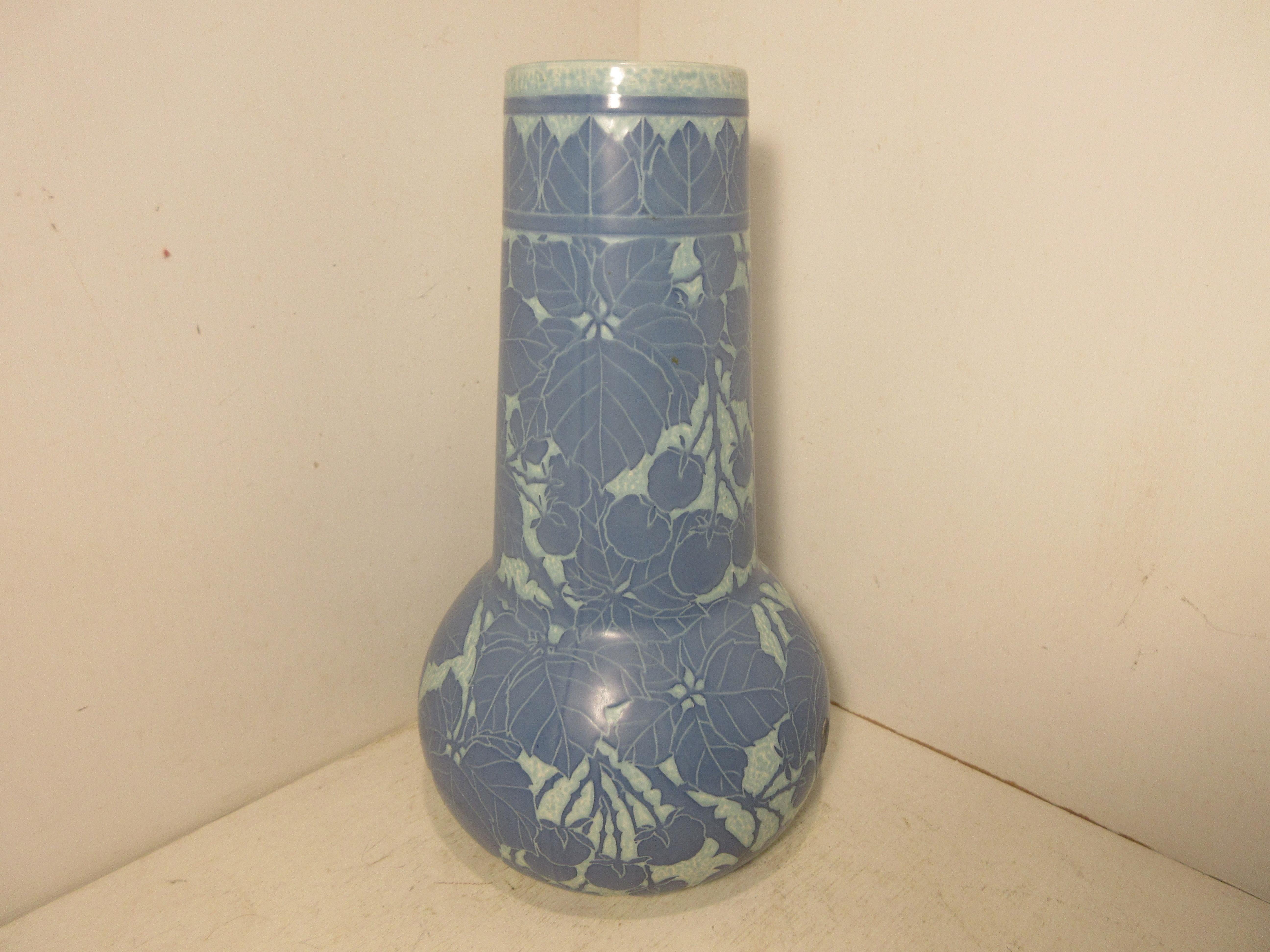 Art Nouveau Josef Ekberg Ceramic Vase For Sale
