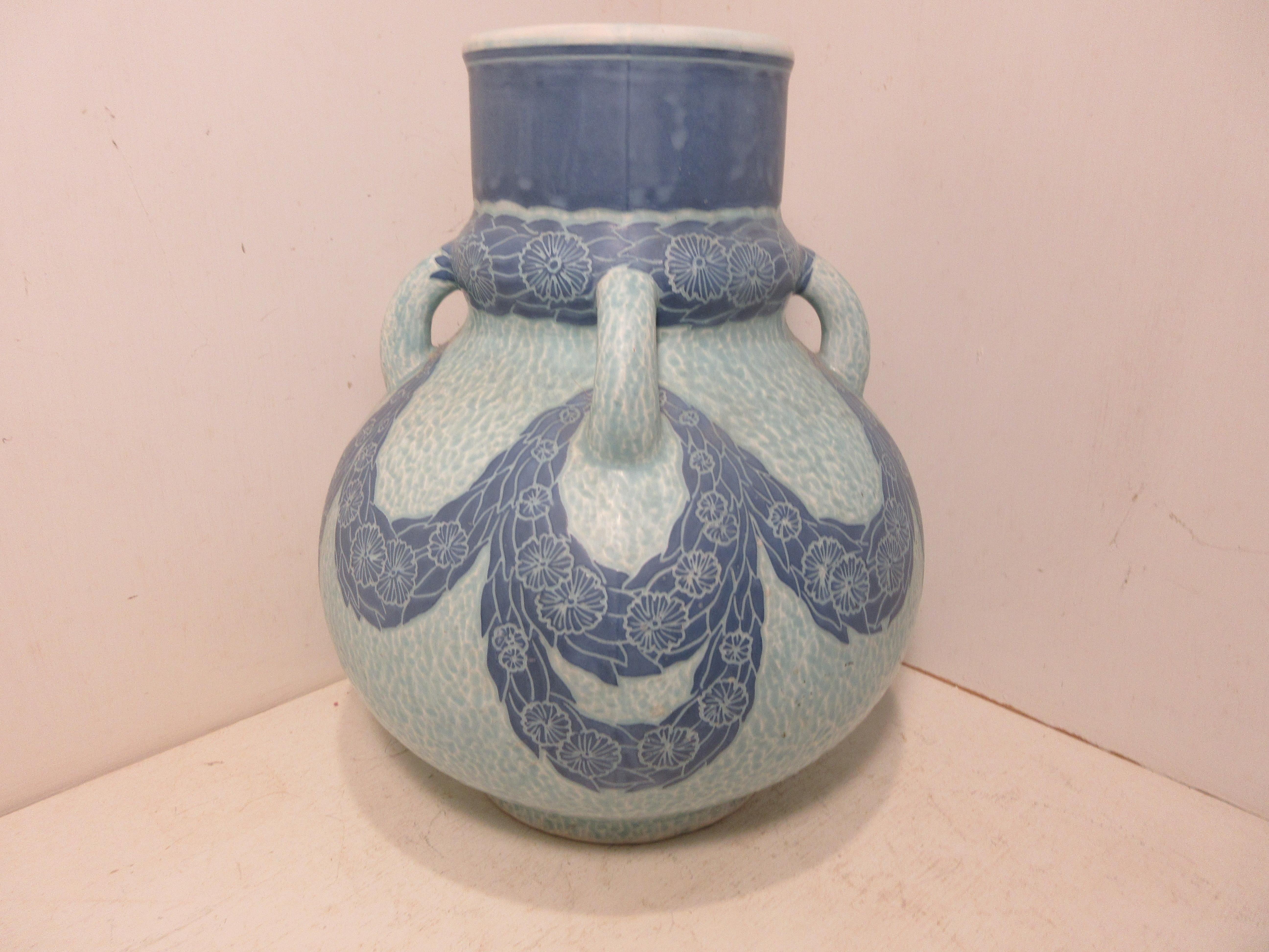 Art Nouveau Vaso in ceramica Josef Ekberg in vendita