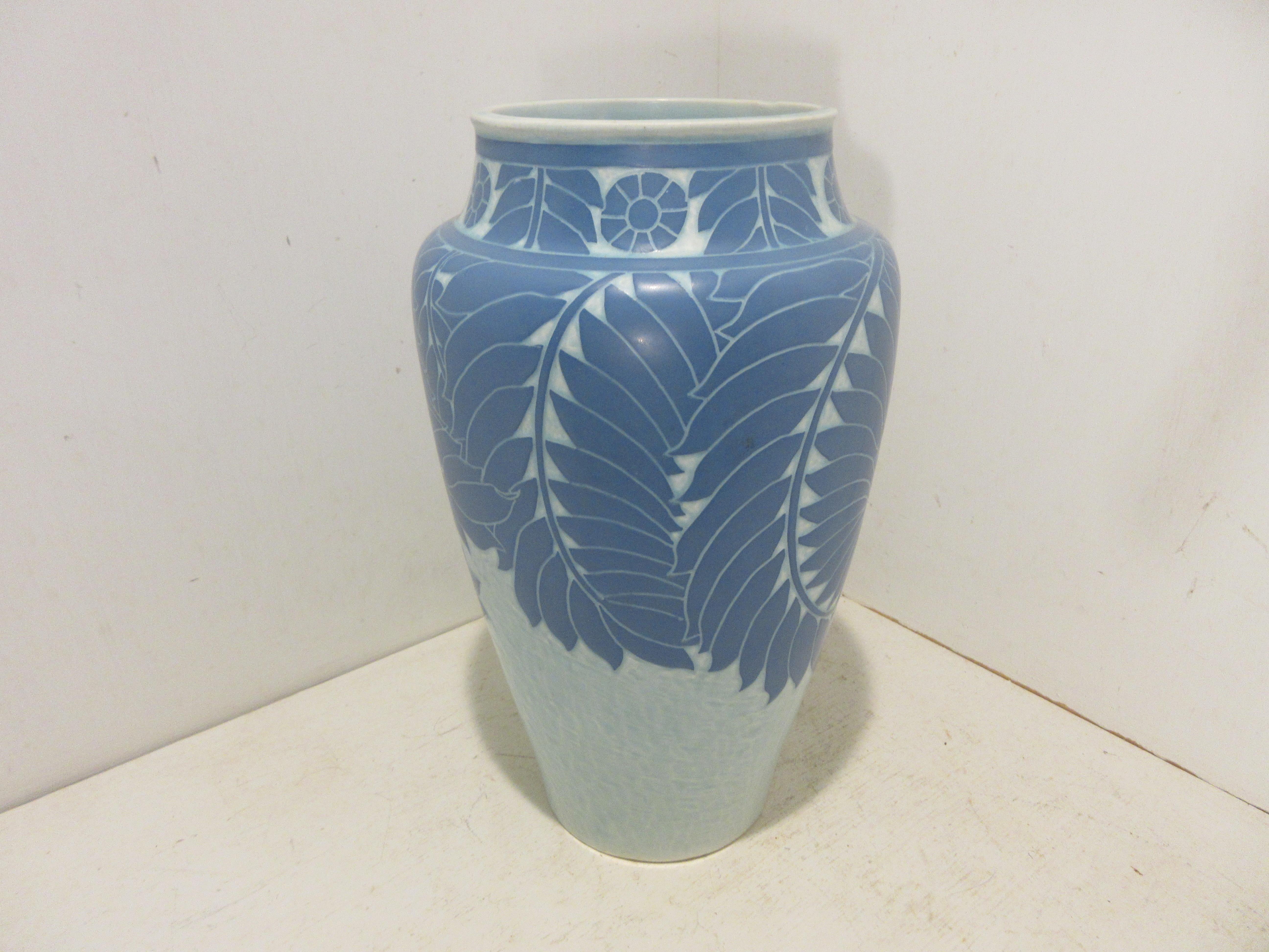 Art nouveau Vase en céramique Josef Ekberg en vente