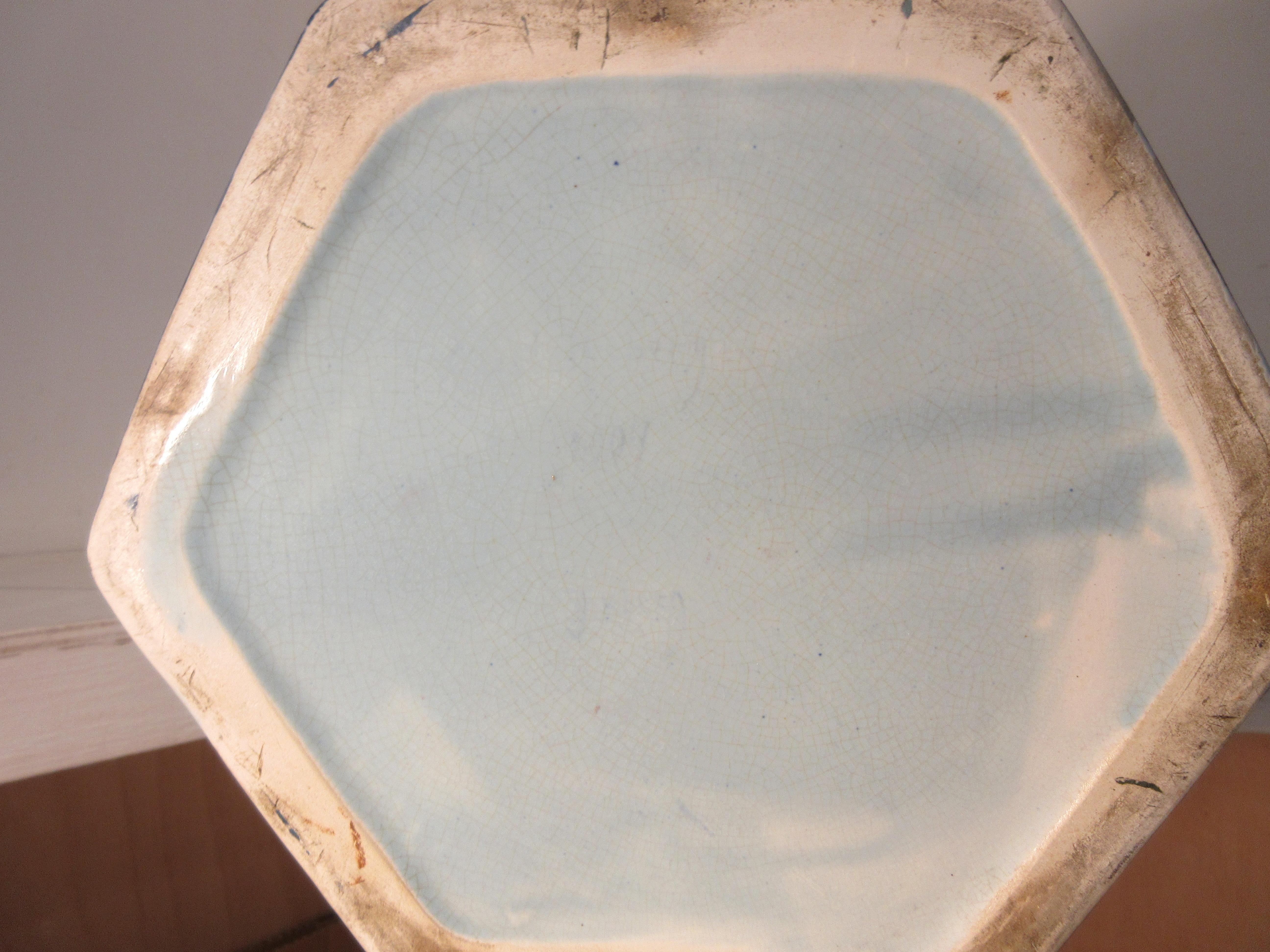 Josef Ekberg Keramik-Vase (Geschnitzt) im Angebot