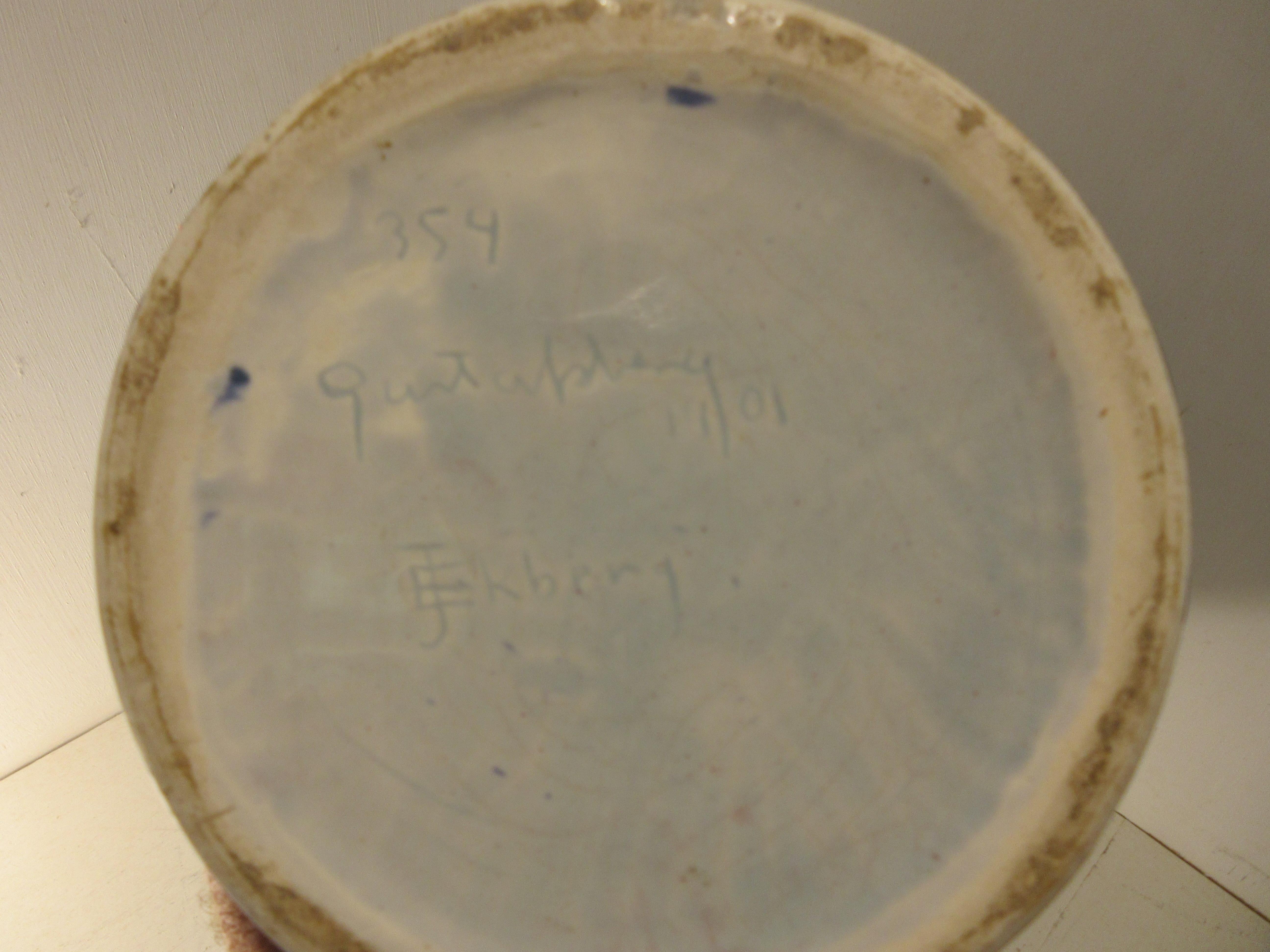 Intagliato Vaso in ceramica Josef Ekberg in vendita