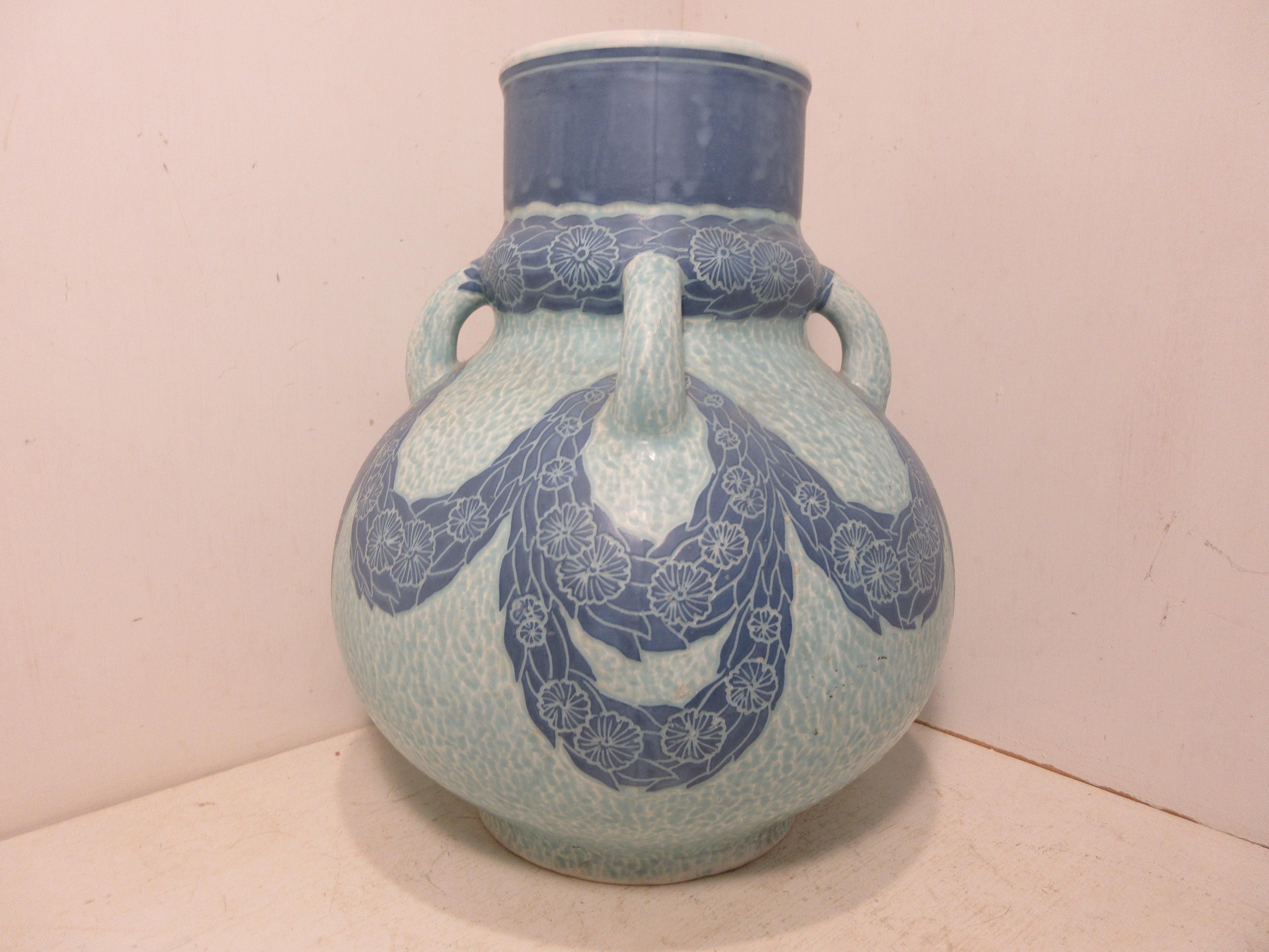 Vaso in ceramica Josef Ekberg In condizioni buone in vendita a Hollywood, FL