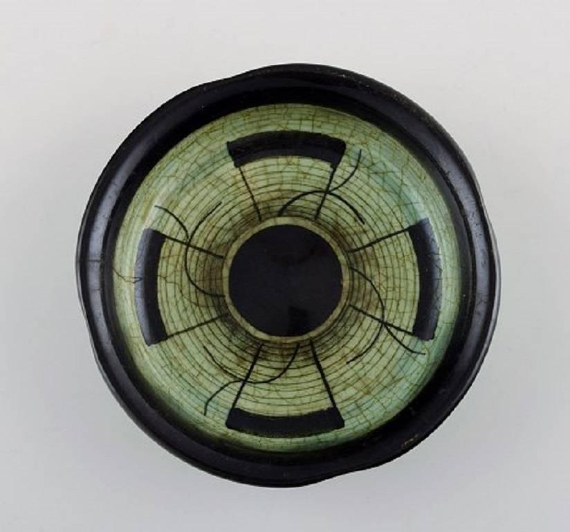 Josef Ekberg for Gustavsberg Four Art Deco Bowl Dishes For Sale 1