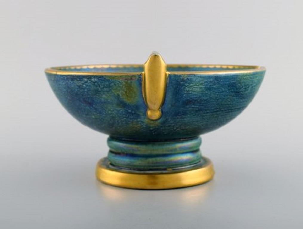 Mid-20th Century Josef Ekberg for Gustavsberg, Art Deco Bowl in Glazed Ceramics