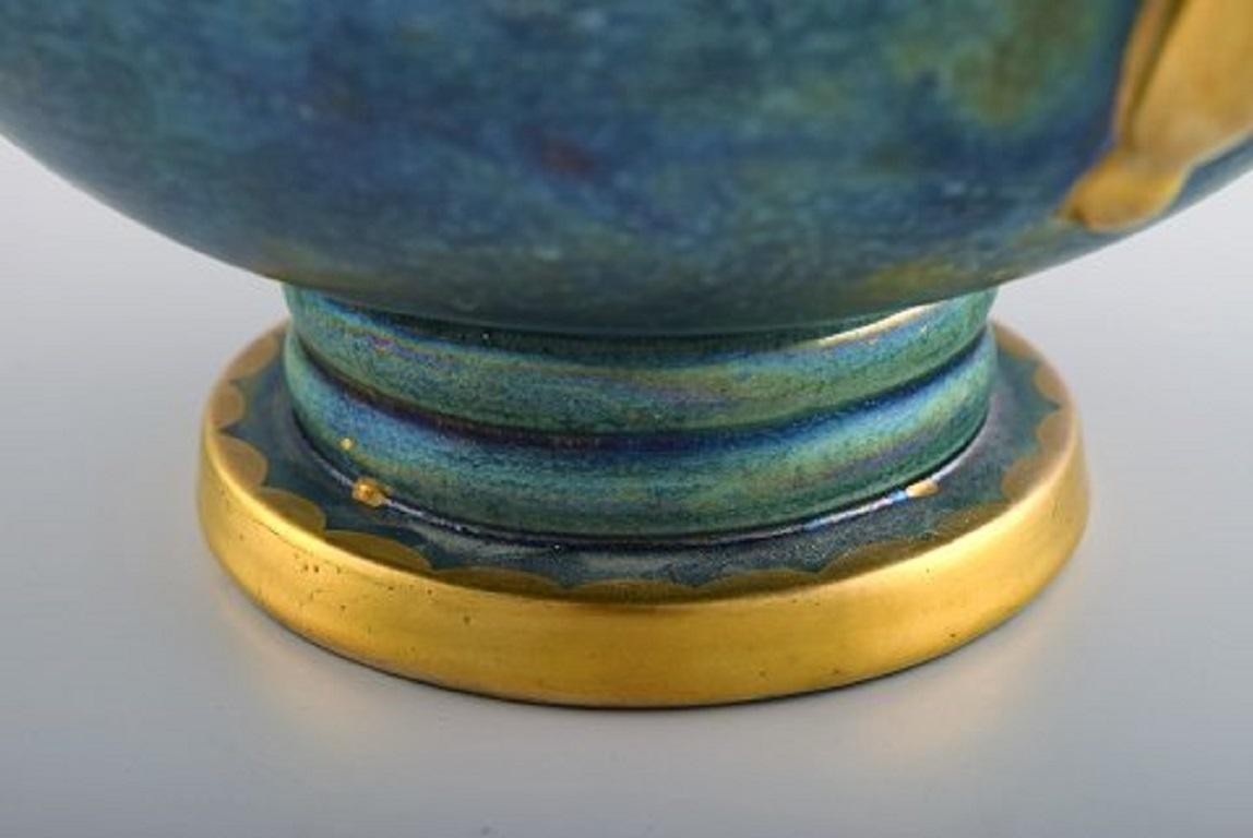 Josef Ekberg for Gustavsberg, Art Deco Bowl in Glazed Ceramics 1