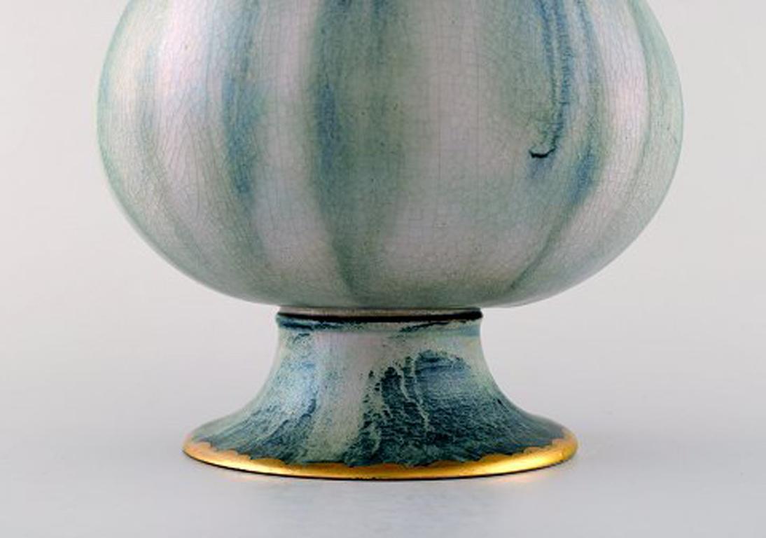 Swedish Josef Ekberg, Gustavsberg, Large Vase with Narrow Neck
