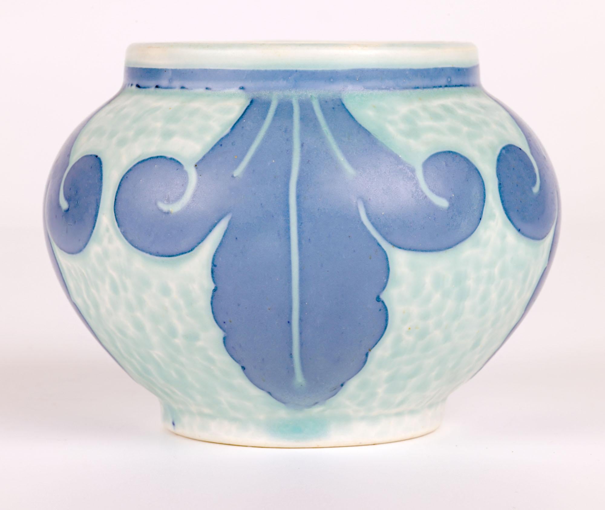 Josef Ekberg Gustavsberg Sgraffito Patterned Vase For Sale 3