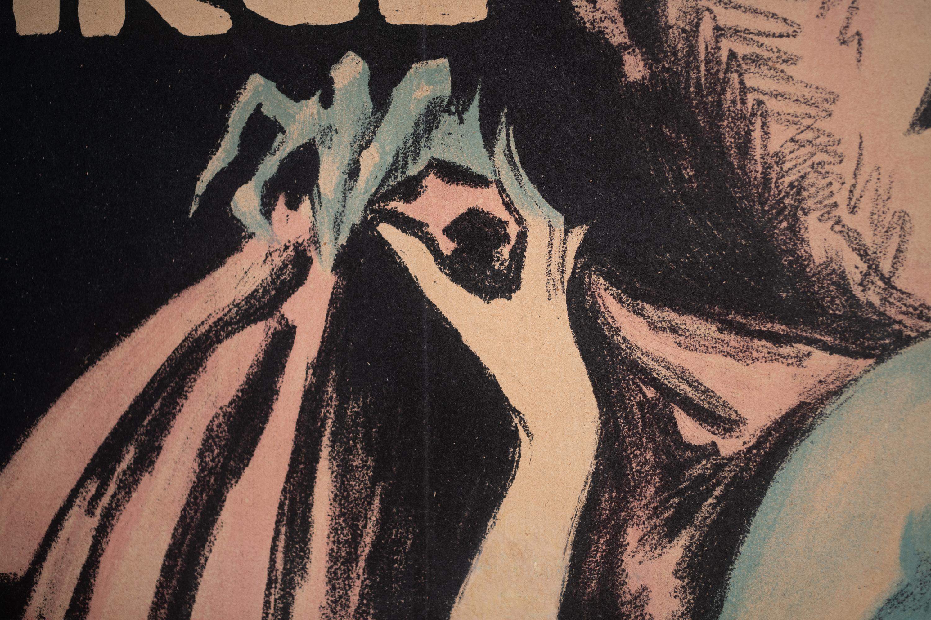 Affiche Art nouveau Marmorhouse (Der Teufel und Die Circe) de Josef Fenneker en vente 5