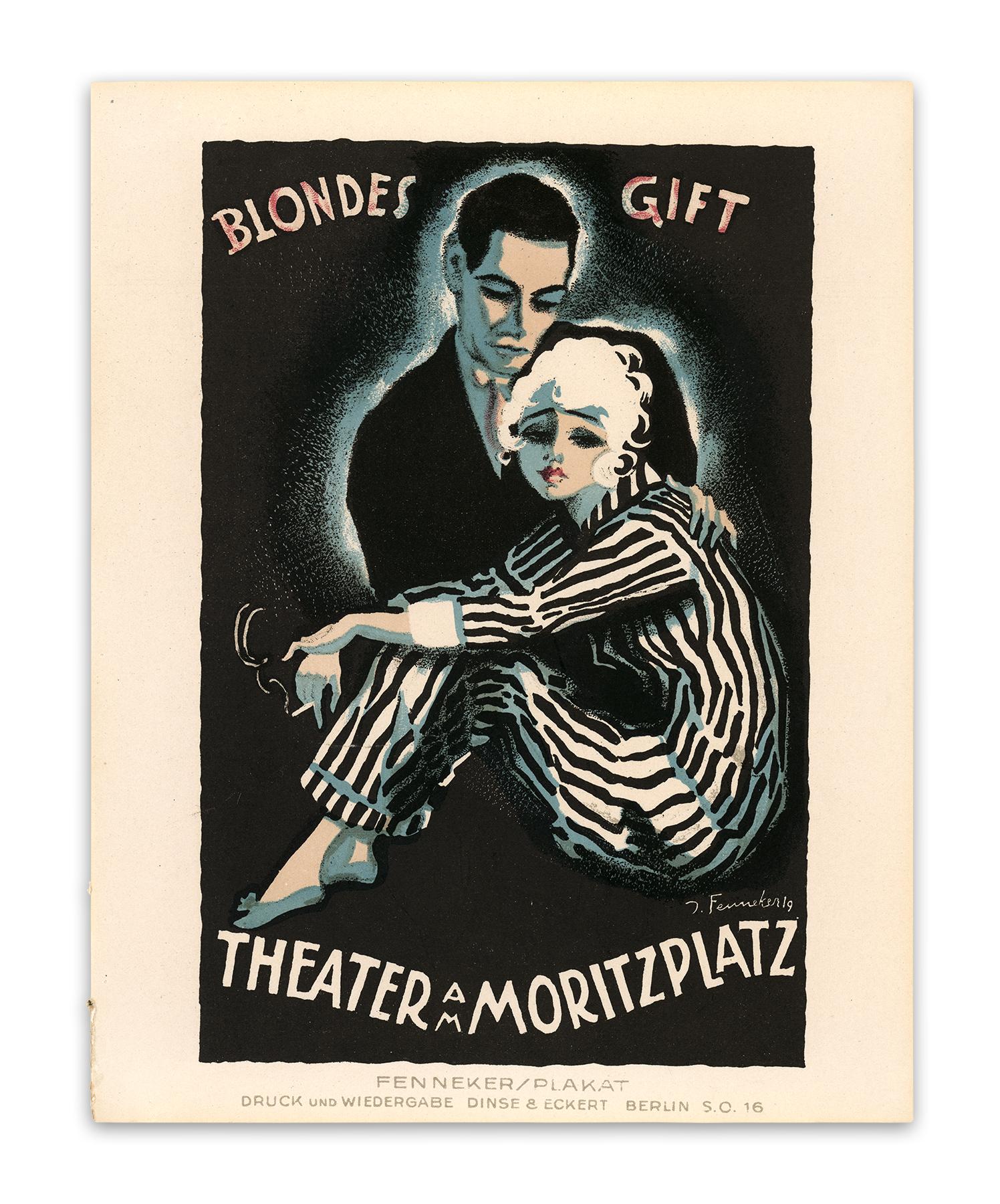 Gift Blonde (Poison Blonde) de Josef Fenneker, film muet expressionniste en vente 1