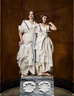 Leonie and Luise (Ed. 1/3) by Josef Fischnaller - 21st Century portrait