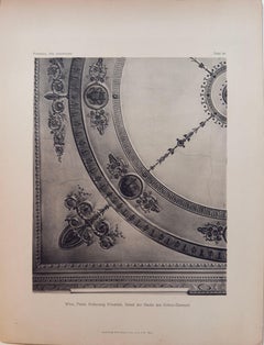 Piastra 20: "Vienna, Palais Erzherzog Friedrich, dettaglio del soffitto dell'ingresso".