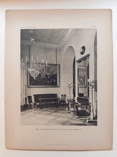 Plate 25: "Vienna, Palais Erzherzog Friedrich, Anteroom at the main staircase"