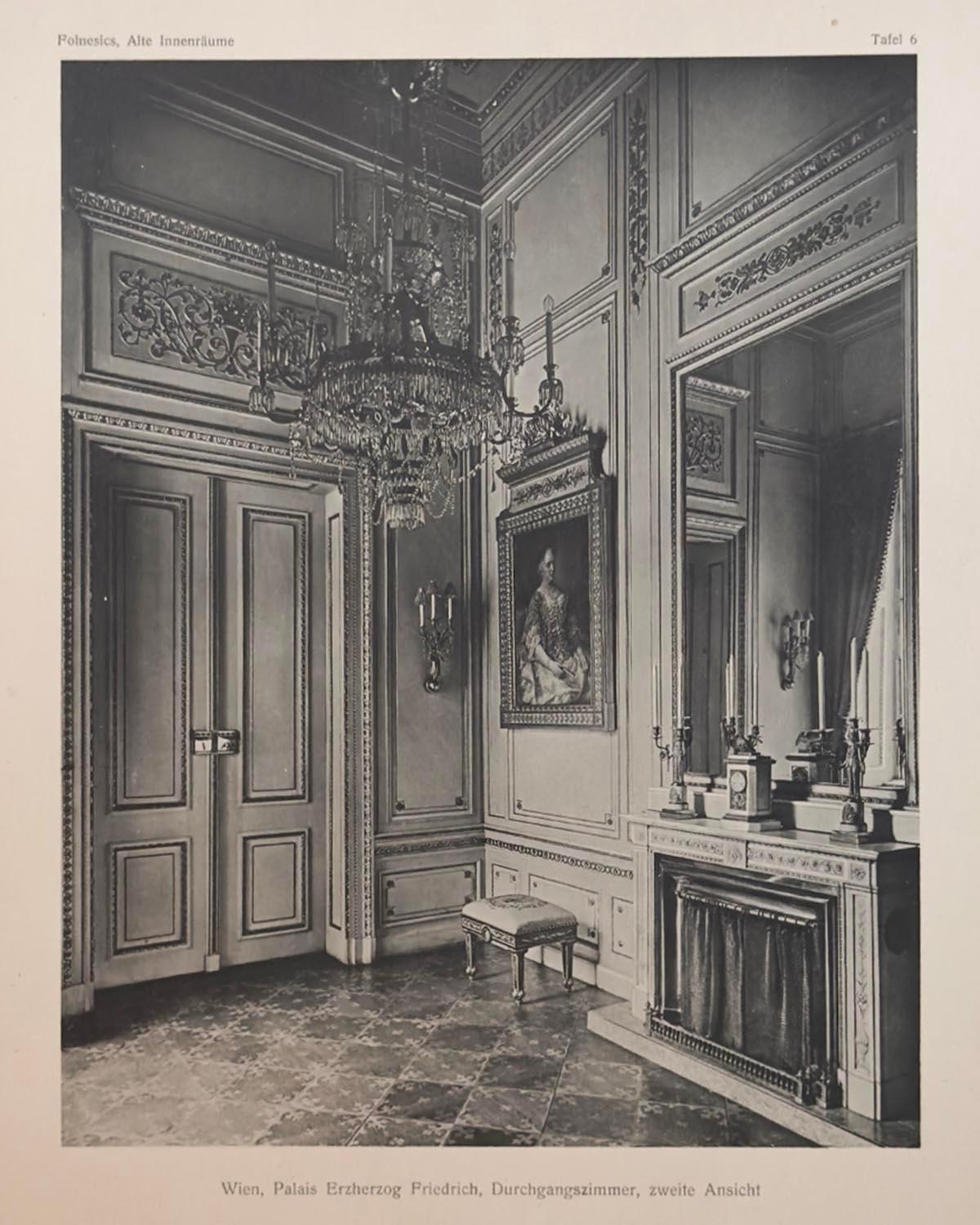 Planche 6 : Vienne, Palais Erzherzog Friedrich, deuxième vue - Photograph de Josef Folnesics