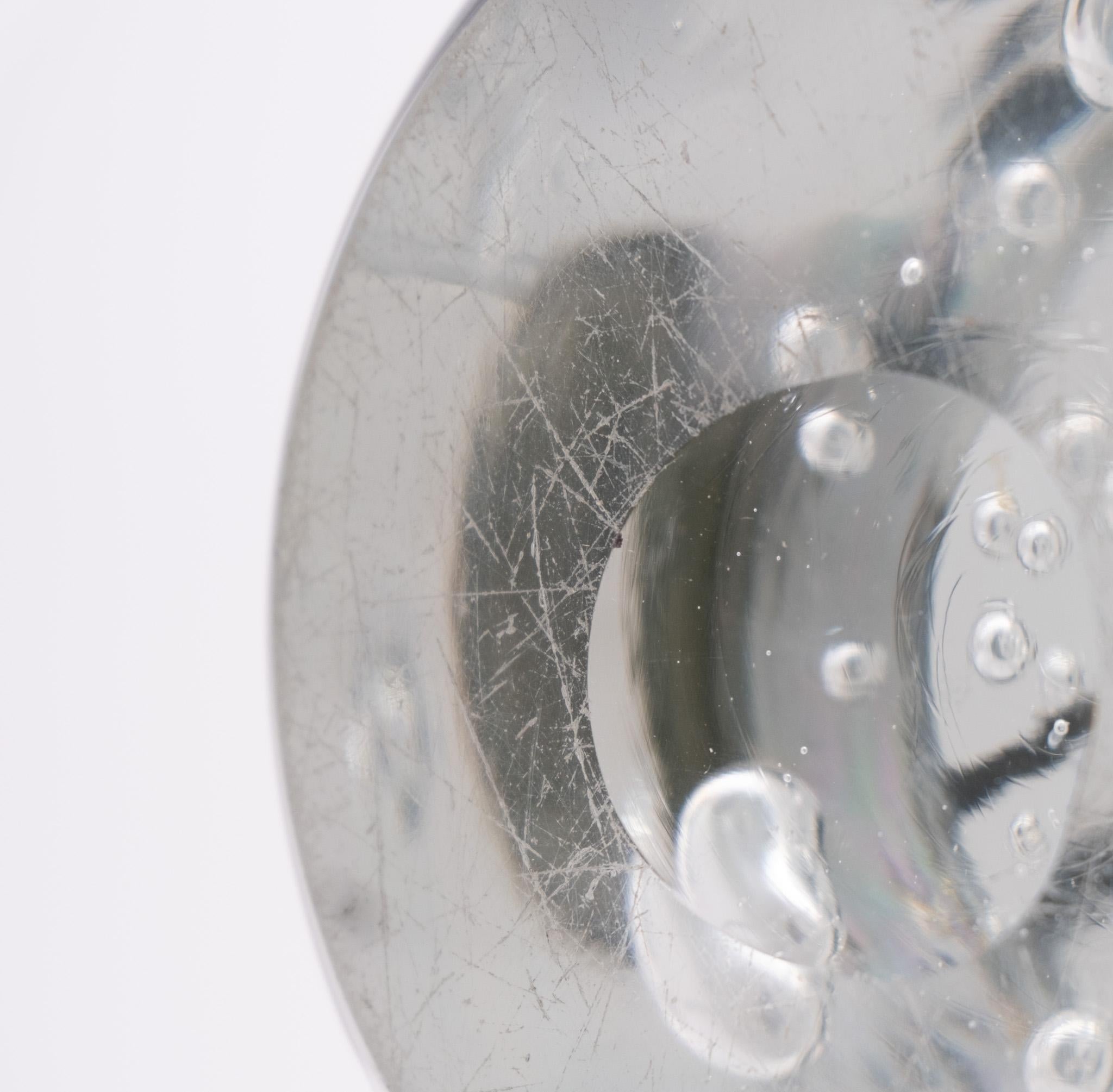 Josef Frank 1819 Cylindrical Glass Table Lamp For Svenskt Tenn Sweden Circa 1940 In Good Condition For Sale In Norwich, GB