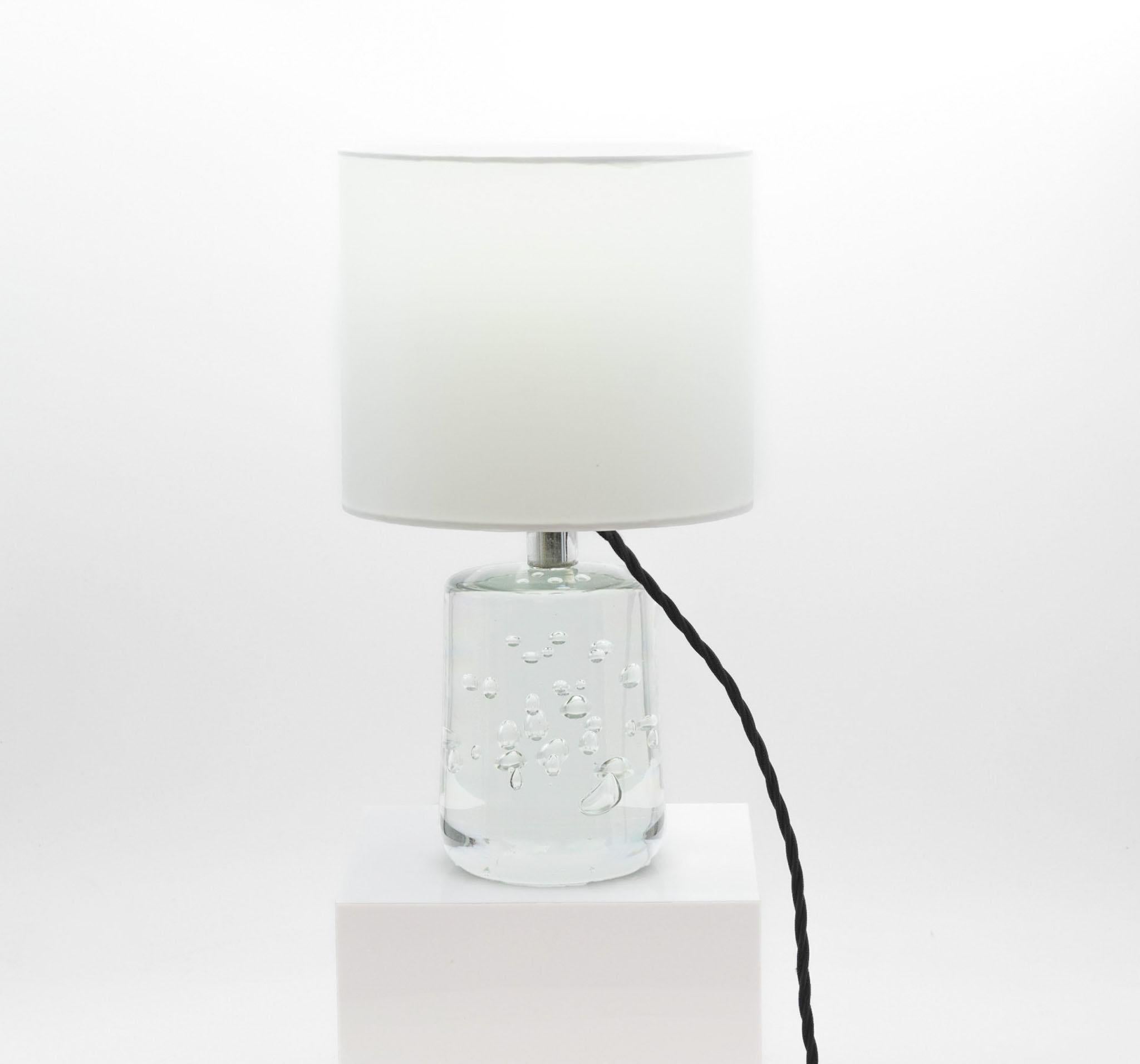 Josef Frank 1819 Cylindrical Glass Table Lamp For Svenskt Tenn Sweden Circa 1940 For Sale 1