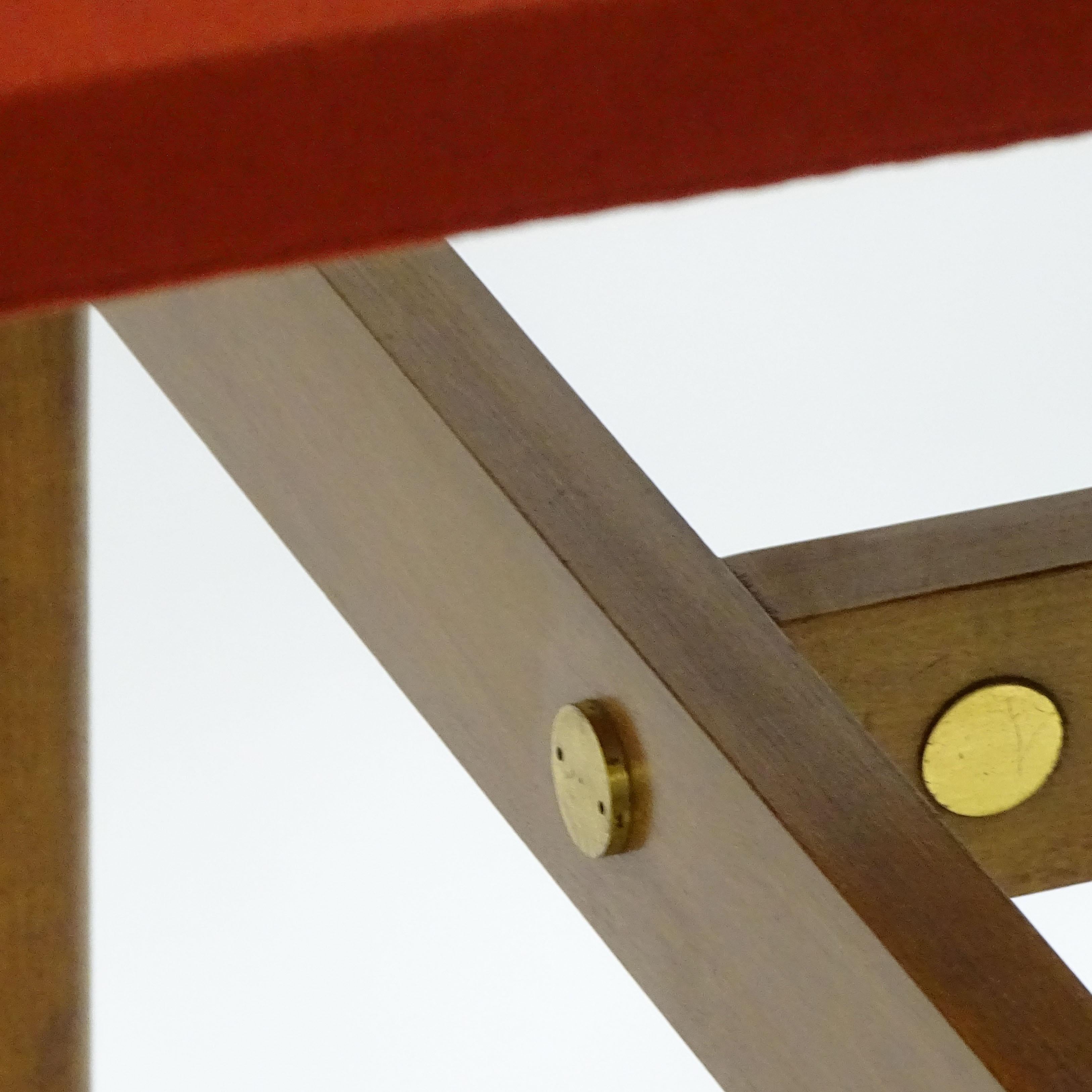 Milieu du XXe siècle Bureau réglable Josef Frank en bois, laiton et feutre pour Frangi, Milano en vente