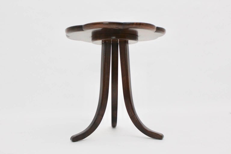 Josef Frank Art Deco Tri Legged Side Table Vienna, circa 1925 For Sale