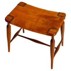 Josef Frank (Autriche/Suède, 1885-1967) tabouret modèle 967, Firma Svenskt Tenn