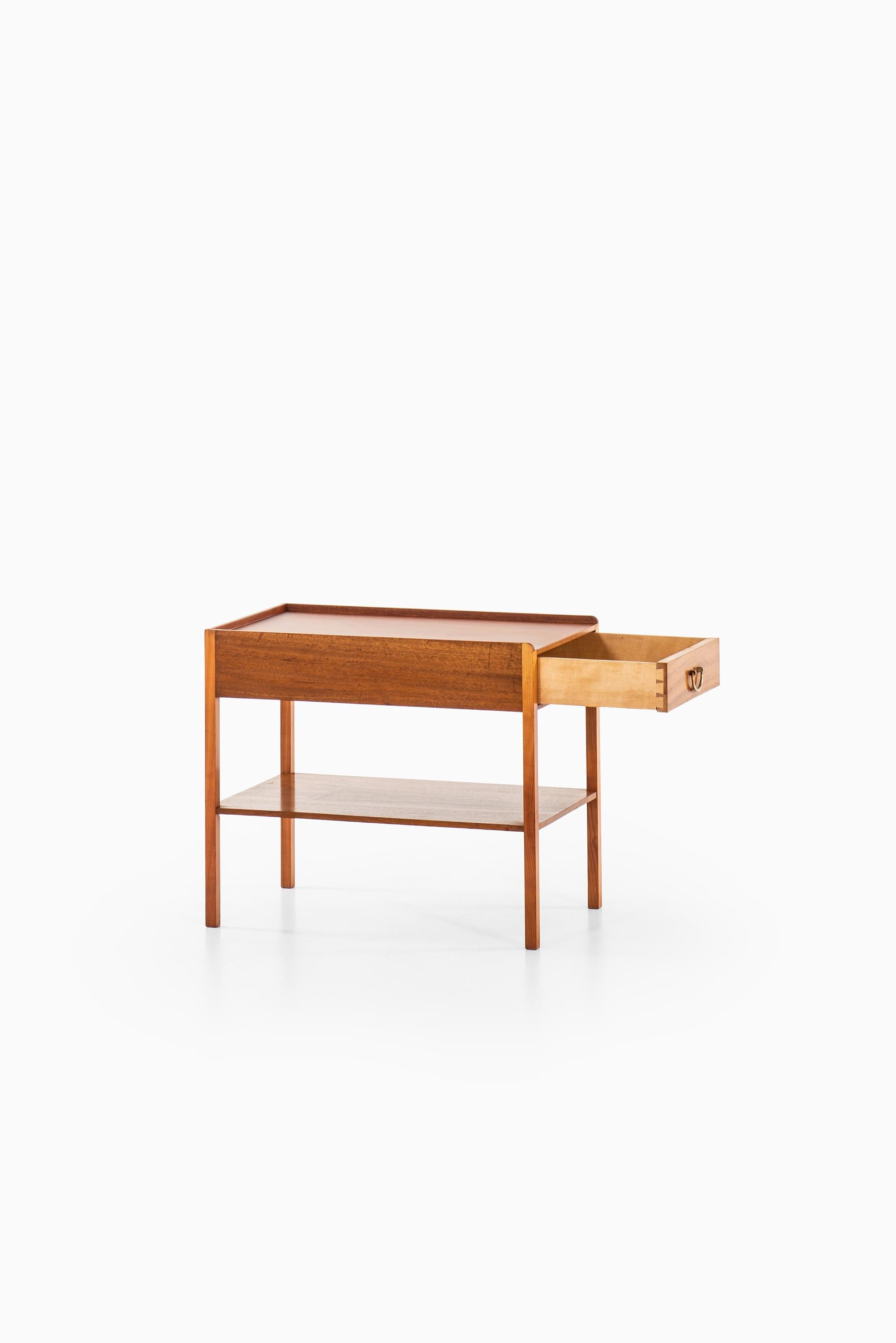 mirrored bedside table