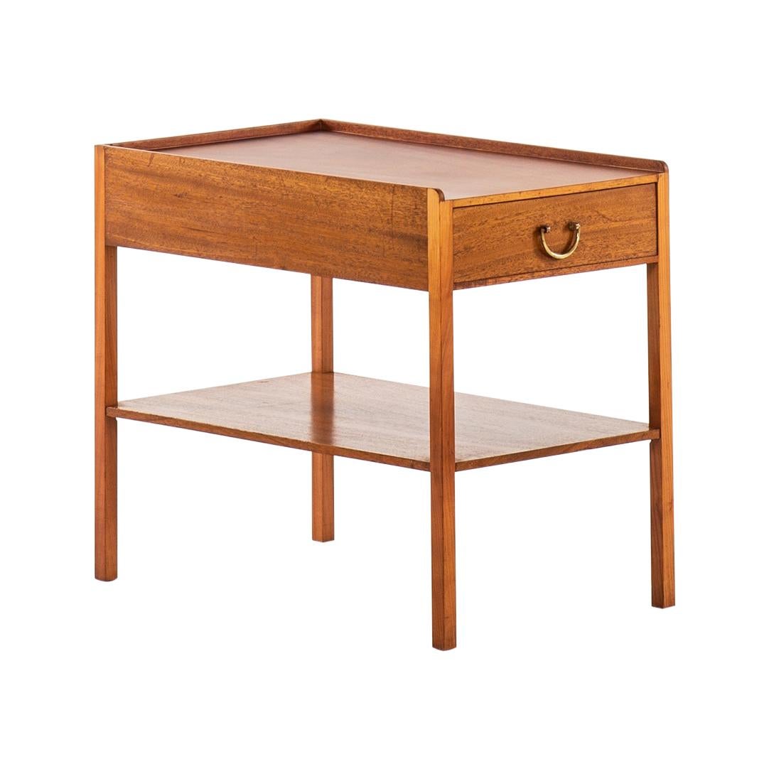 Josef Frank Bedside / Side Table Produced by Svenskt Tenn in Sweden