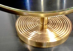 Josef Frank Brass Table Mirror, Stockholm, 1940