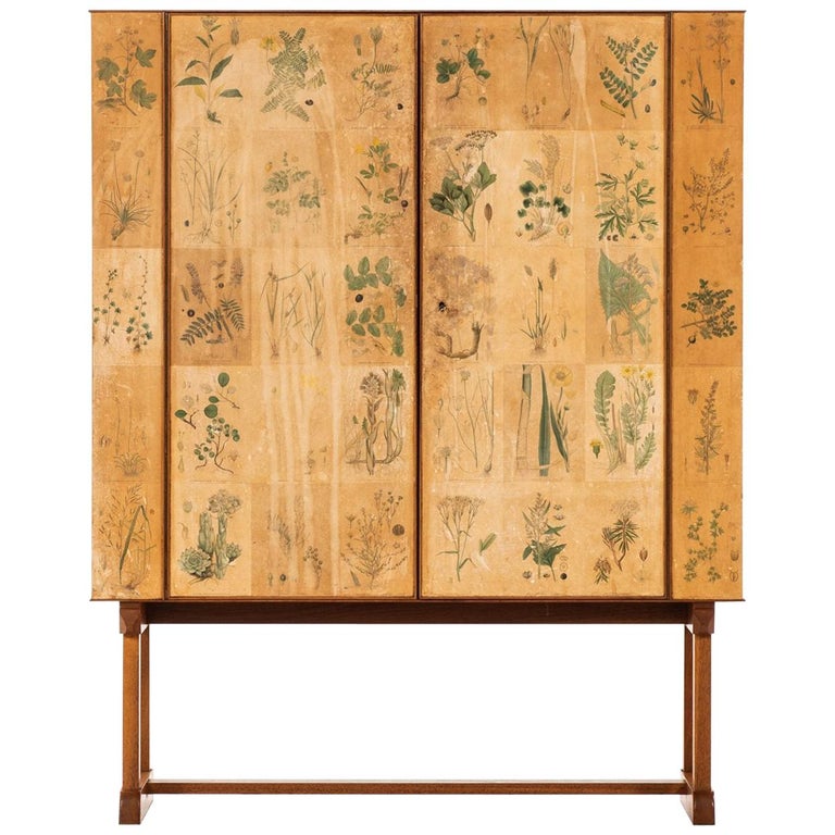 Josef Frank for Svenskt Tenn Flora cabinet, 1937, offered by Studio Schalling