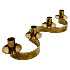 Josef Frank Candelabra Brass Looping Slingan Svenskt Tenn 1950s