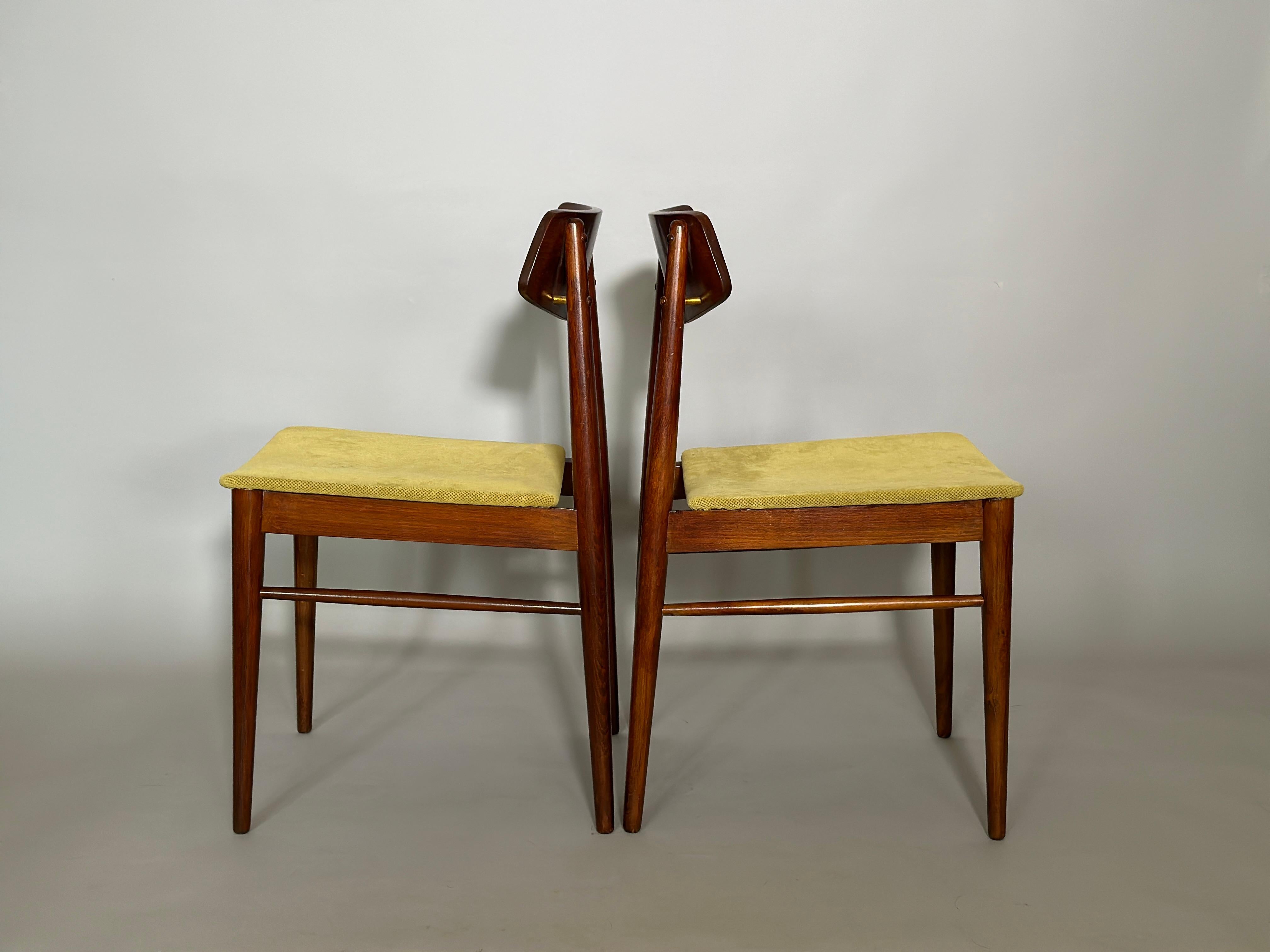 Mid-20th Century Josef Frank Dining Chairs for Wiesner Hager 1950s