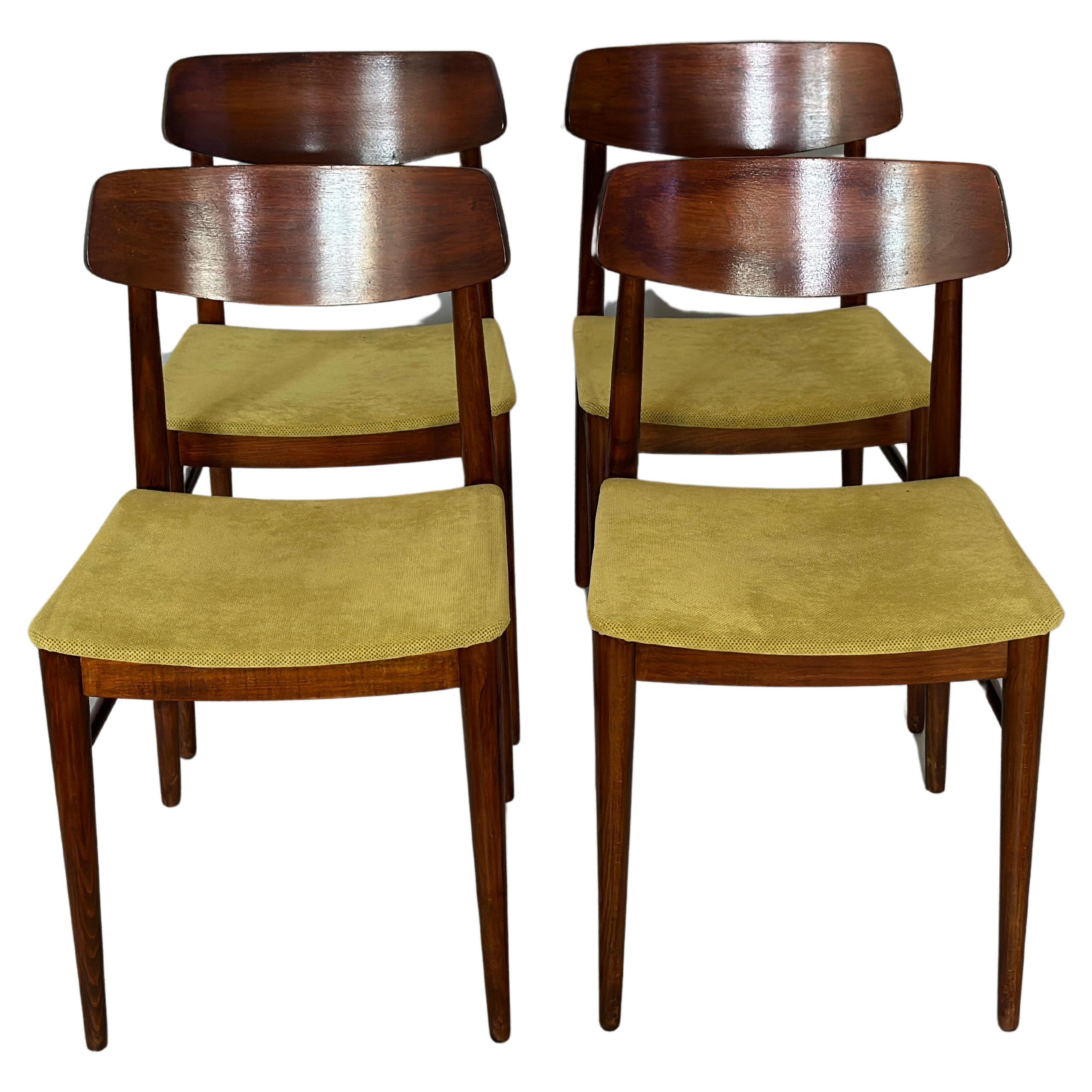 Josef Frank Dining Chairs for Wiesner Hager 1950s For Sale