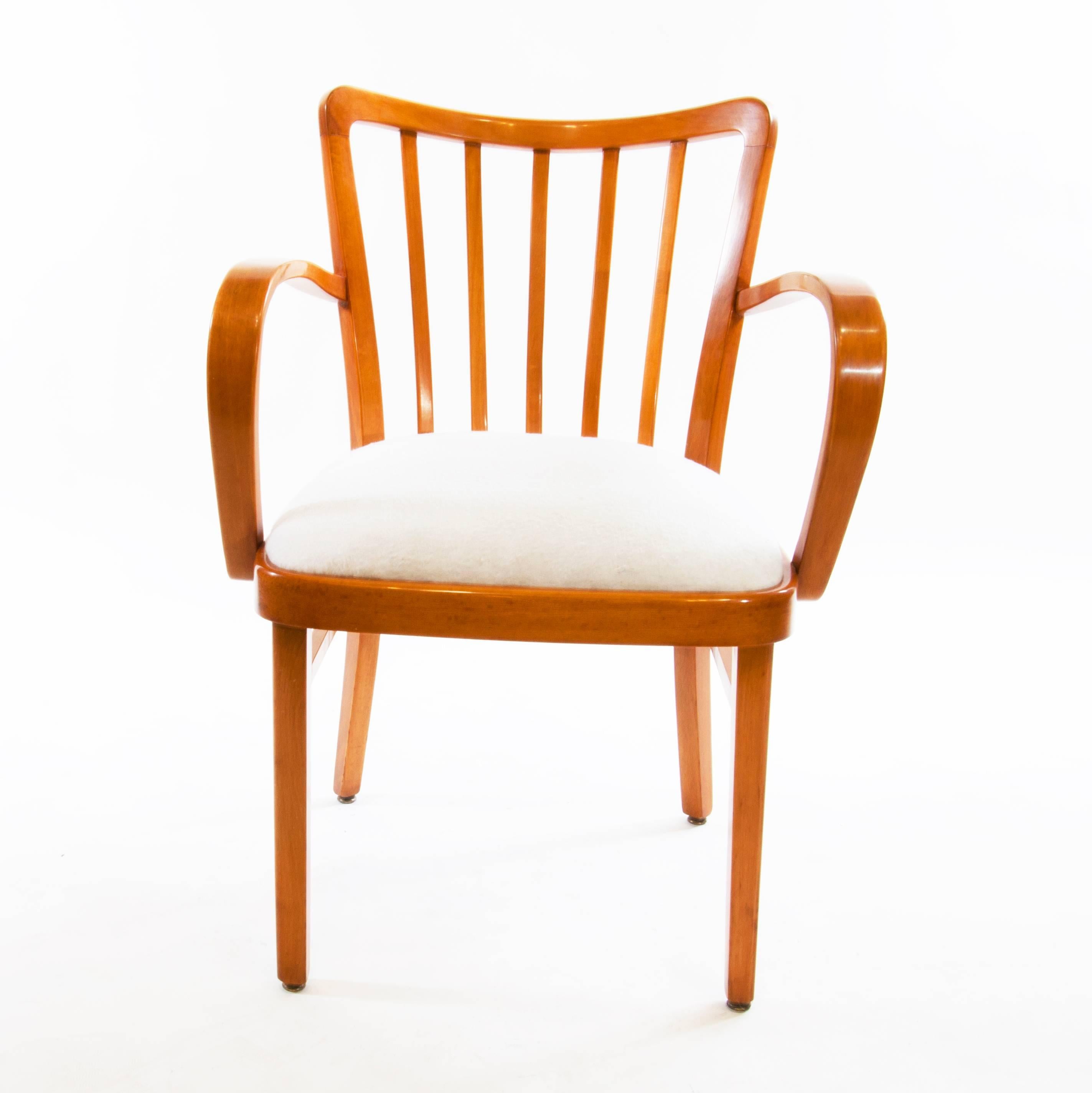 Bentwood Josef Frank Dinner Armchair for No. 626 Thonet, 1935 For Sale