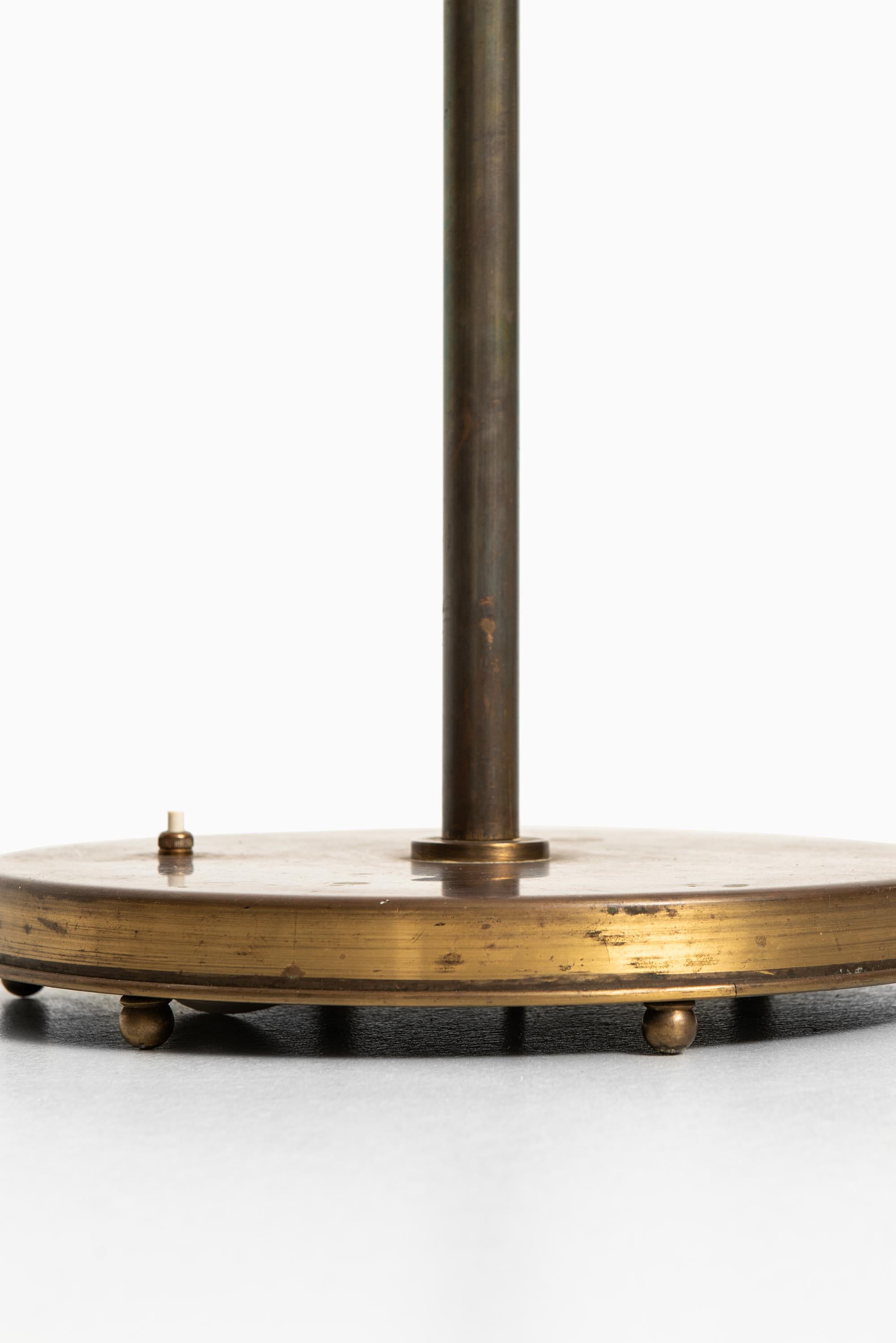 Brass Josef Frank Early Floor Lamp Produced by Svenskt Tenn in Sweden