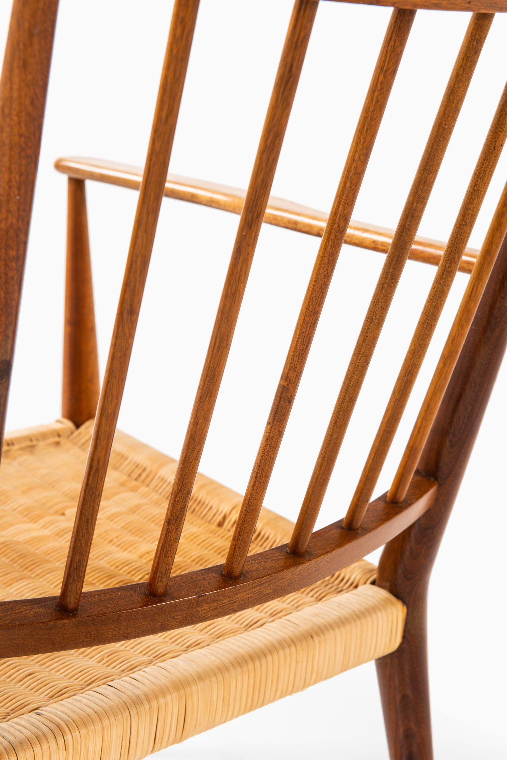 Josef Frank Easy Chair Model 508 Produced by Svenskt Tenn in Sweden For Sale 1