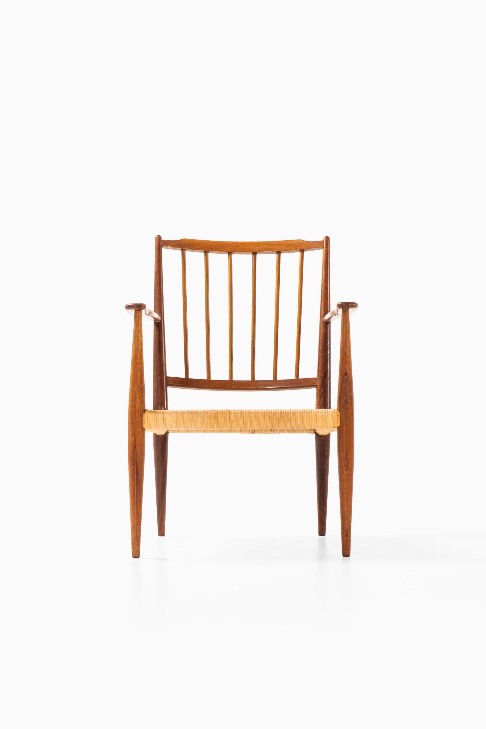 Very rare easy chair model 508 designed by Josef Frank. Produced by Svenskt Tenn in Sweden.