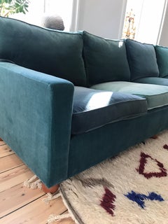 Josef Frank, Five Seated Sofa, Velvet, Seven Shades Velvet