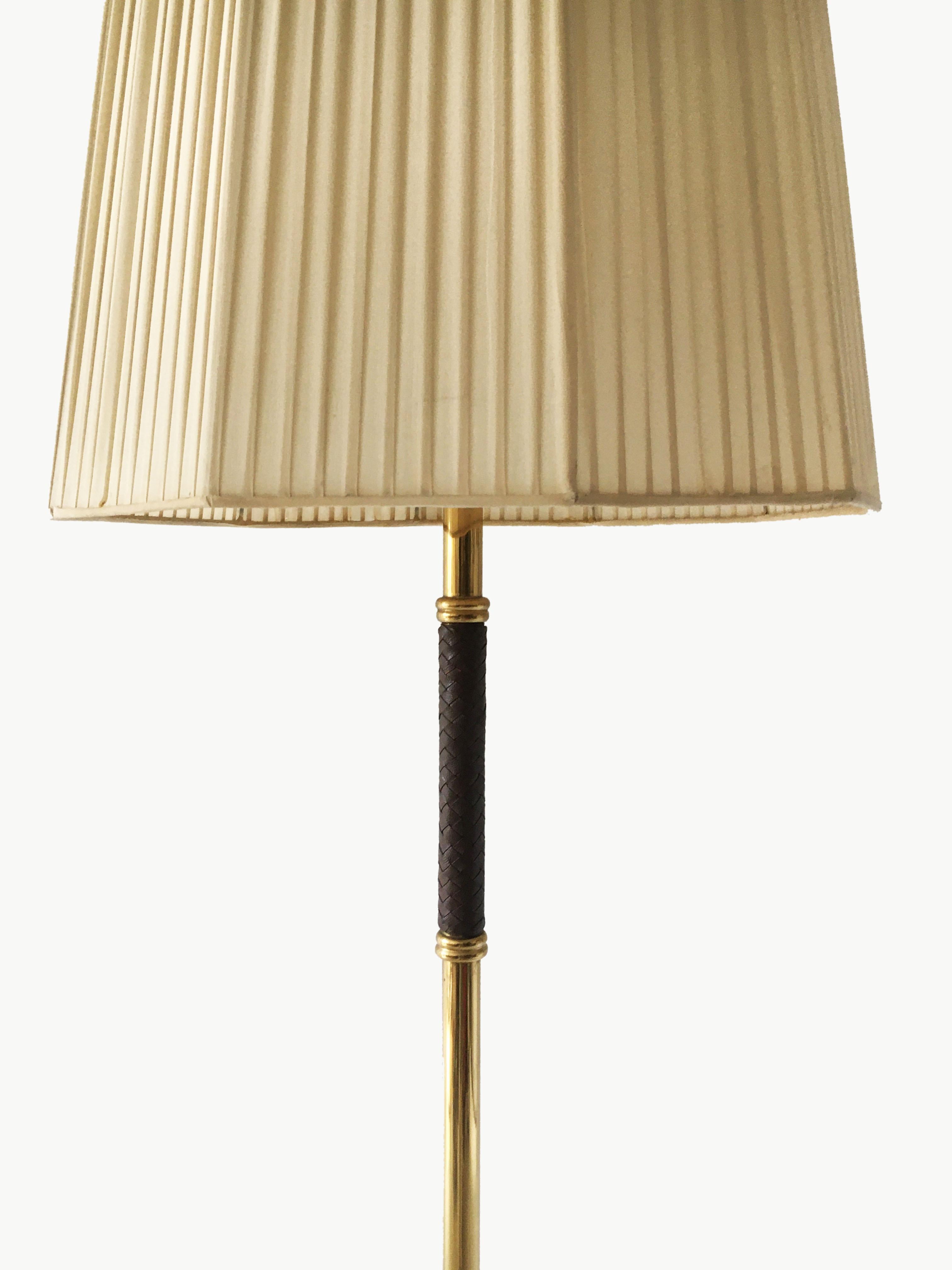 Austrian Josef Frank Floor Lamp J.T. Kalmar, Austria, 1950s For Sale