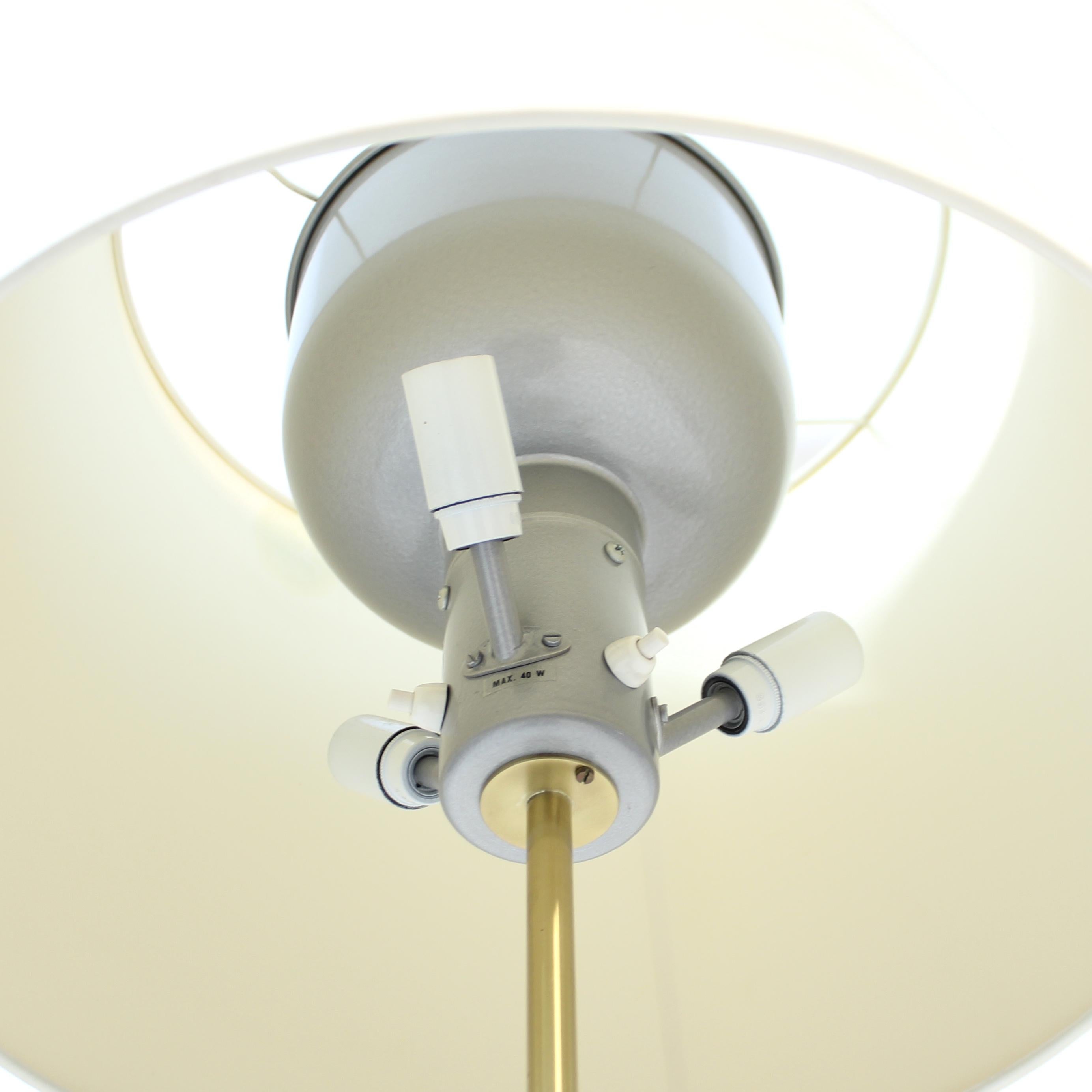 Brass Josef Frank floor lamp, model 2148, for Svenskt Tenn For Sale