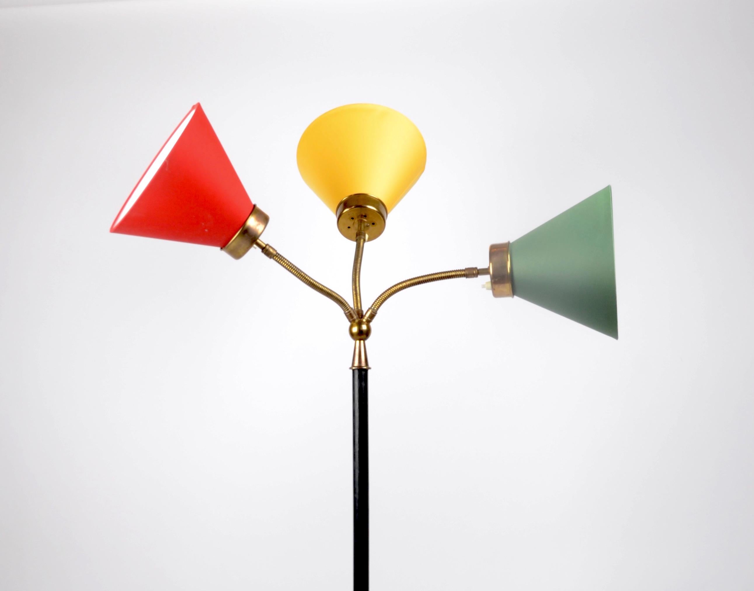 Floor lamp in brass and leather, model 2431 also known as the San Francisco lamp. Designed by Josef Frank in 1938 for Firma Svenskt Tenn.

The model was exhibited 1939 on the Golden Gate International Exposition.

 