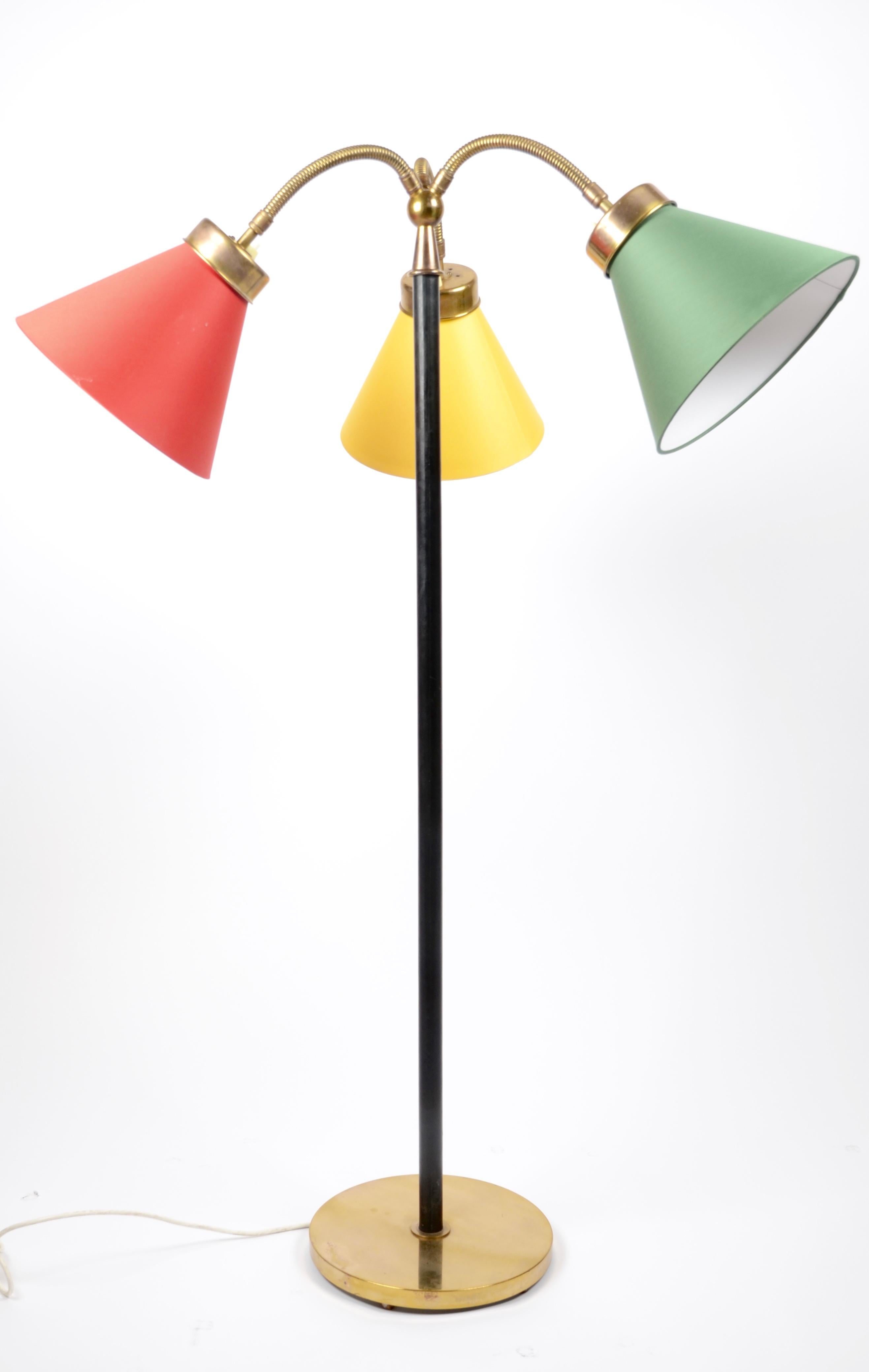 Leather Josef Frank, Floor Lamp Model 2431 / San Francisco, Svenskt Tenn