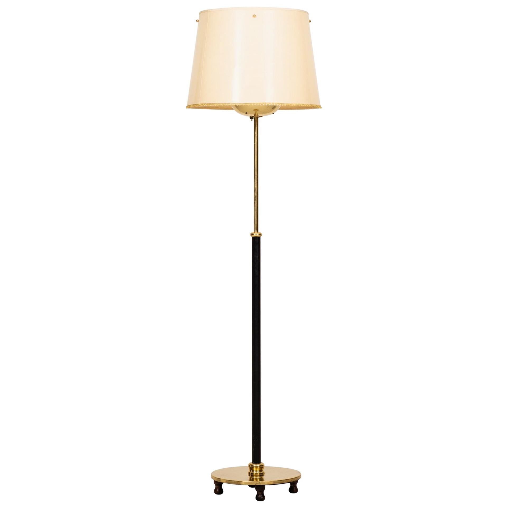Josef Frank Floor Lamp Model 2564 Produced by Svenskt Tenn in Sweden For Sale