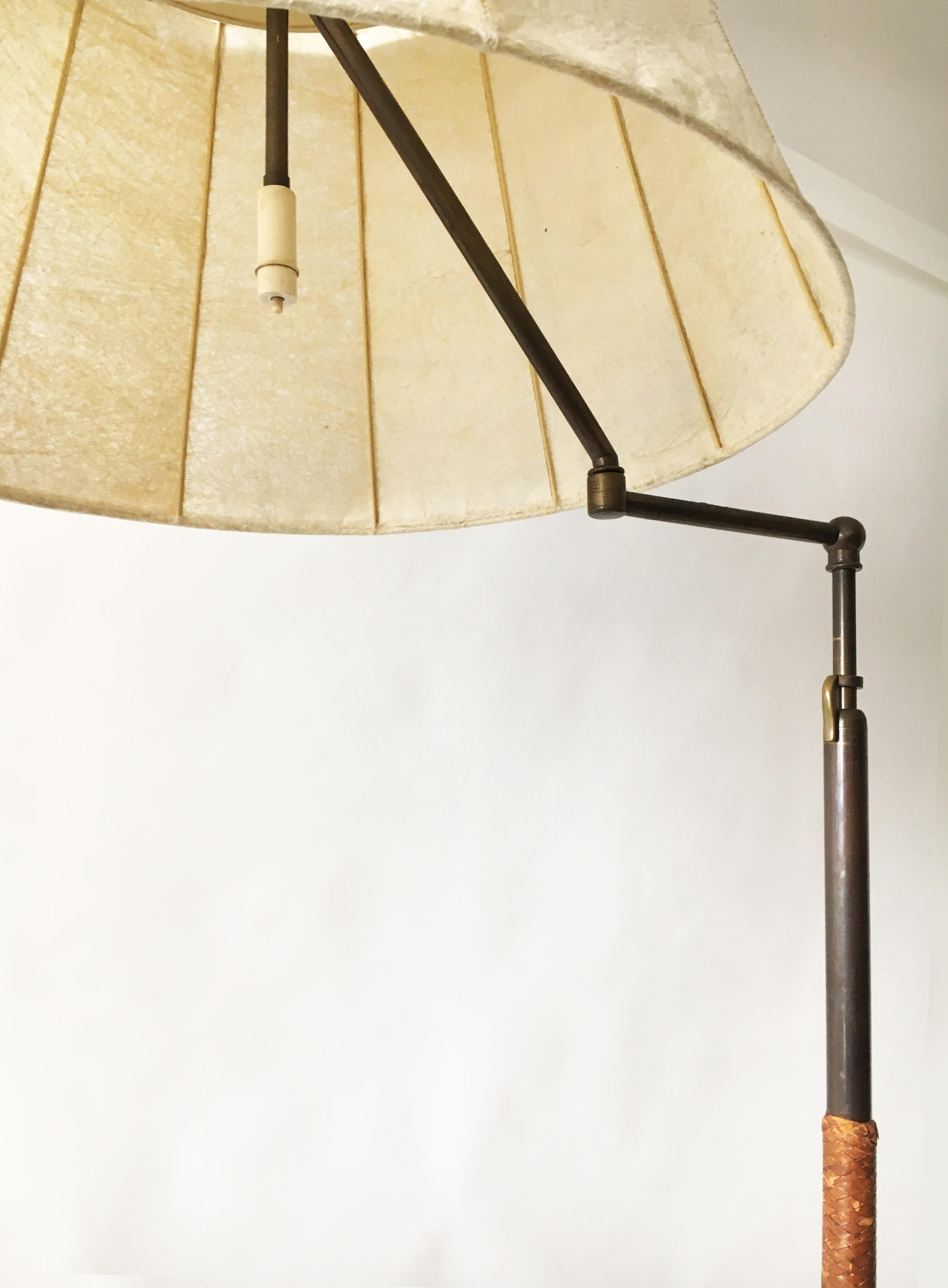 Mid-20th Century Josef Frank Floor Lamp Model 'Neolift' J.T. Kalmar, Austria, 1930s For Sale