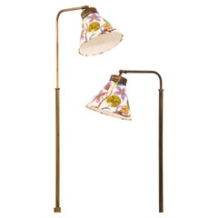 Josef Frank Floor Lamps Model 1842 Produced by Svenskt Tenn