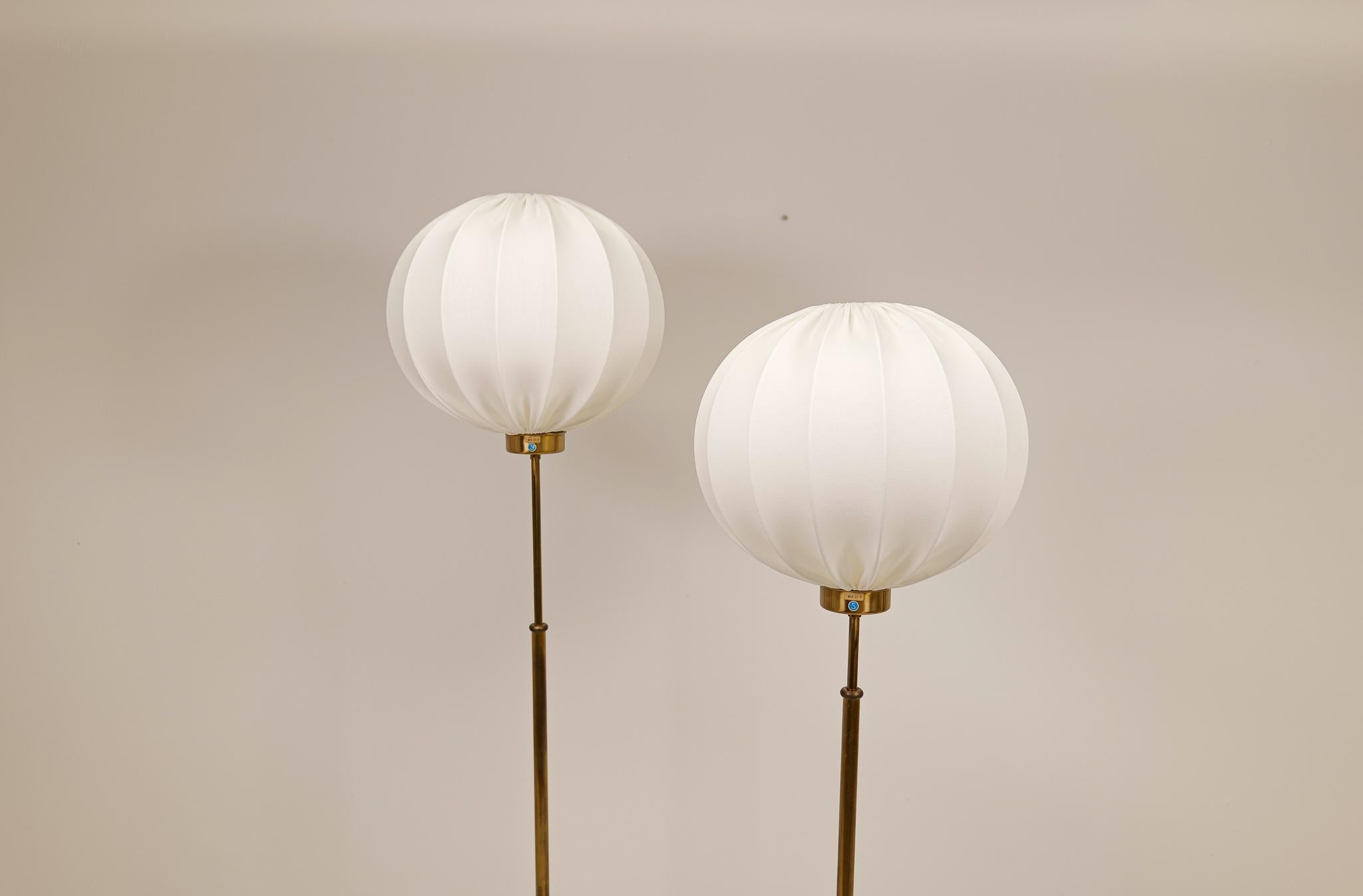 Swedish Josef Frank Floor Lamps Model G2326 Produced by Svenskt Tenn Sweden