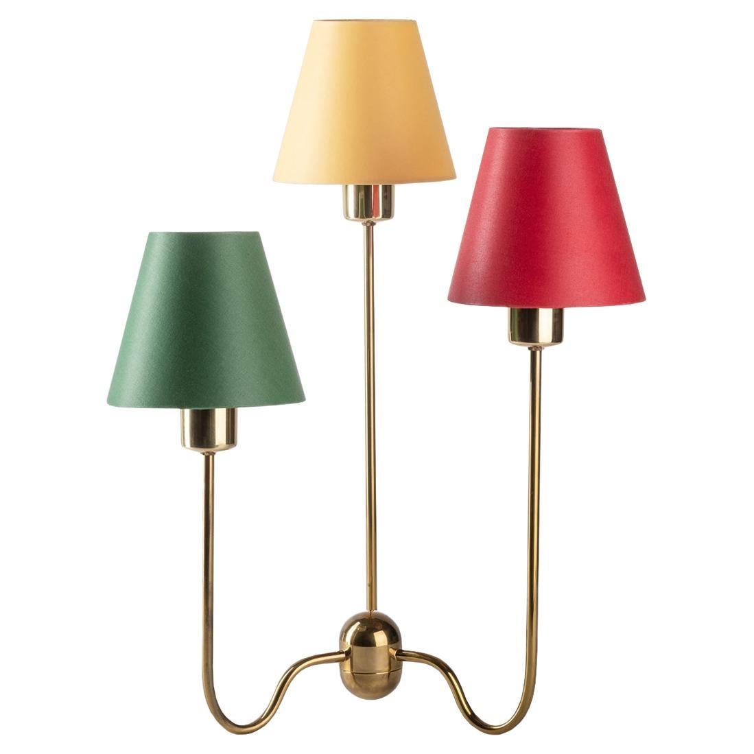 Josef Frank for Svenskt Tenn "2468" Brass Table Lamp, 1960s For Sale