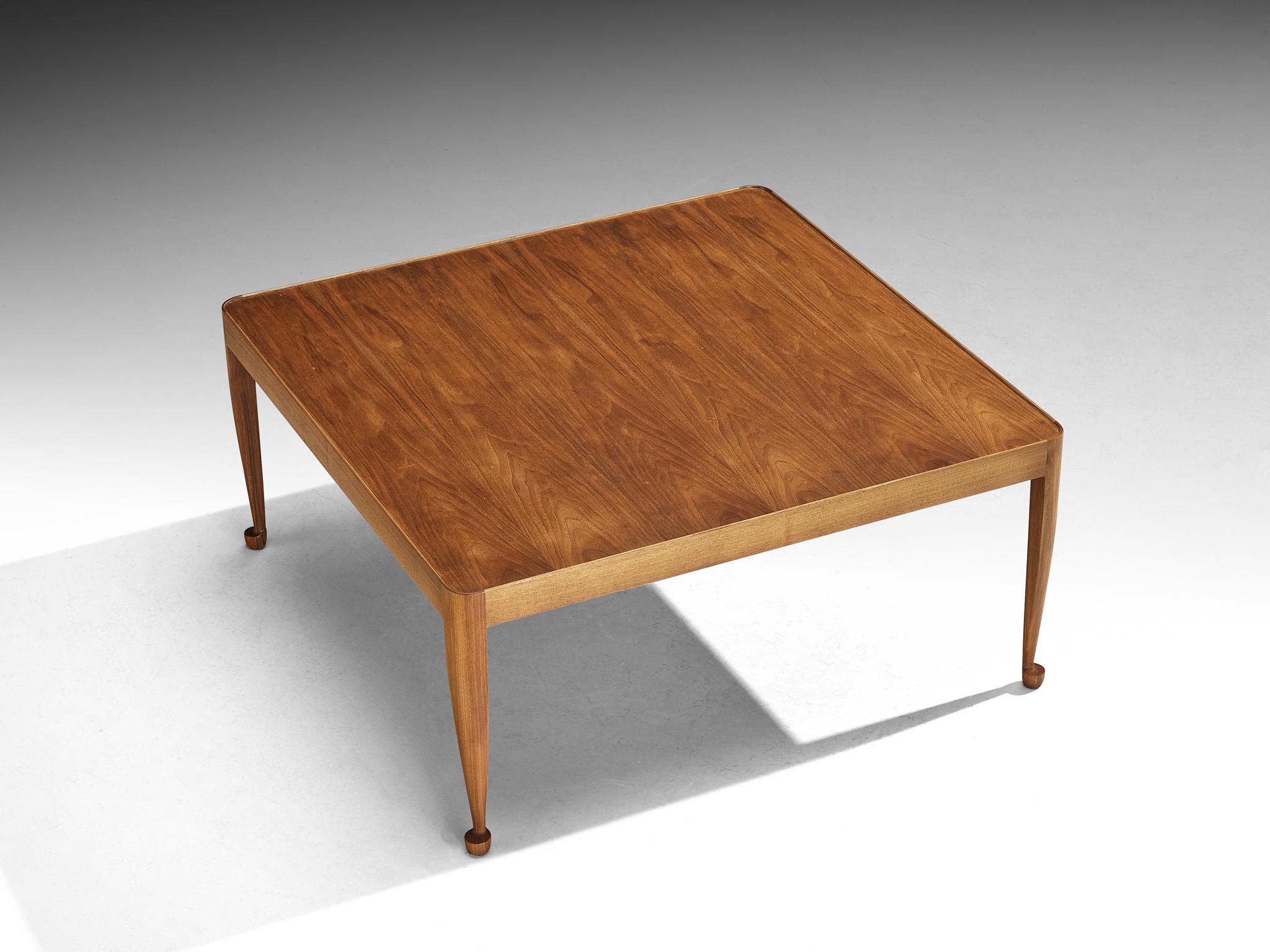 Josef Frank for Svenskt Tenn, 'Diplomat coffee table, model '2073', mahogany, Sweden, 1949

Josef Frank’s 1949 Diplomat coffee table presents itself as a restrained piece: square in plan, functionally direct, and stripped of decorative excess. The