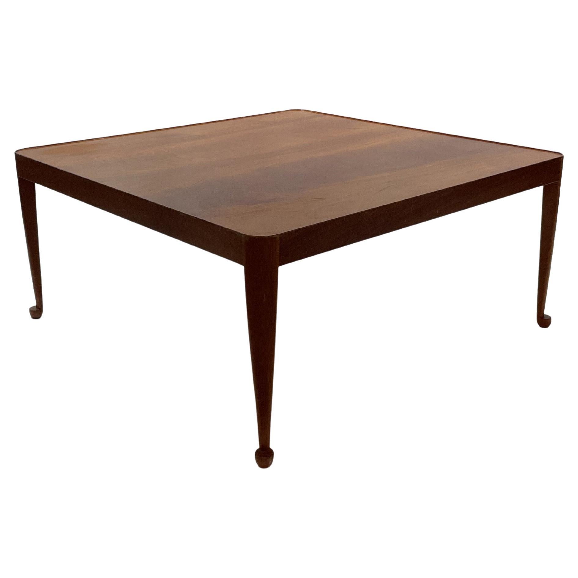 Table basse carrée en acajou Josef Frank pour Svenskt Tenn Diplomat en vente