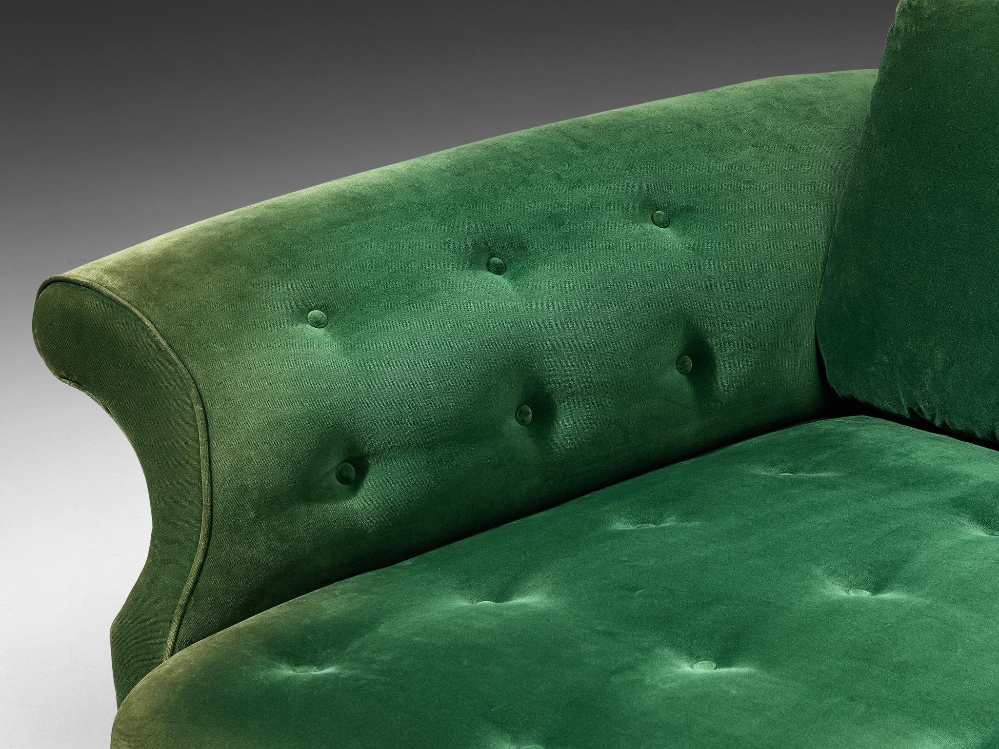 Josef Frank for Svenskt Tenn 'Liljevalchs' Sofa in Green Fabric 4