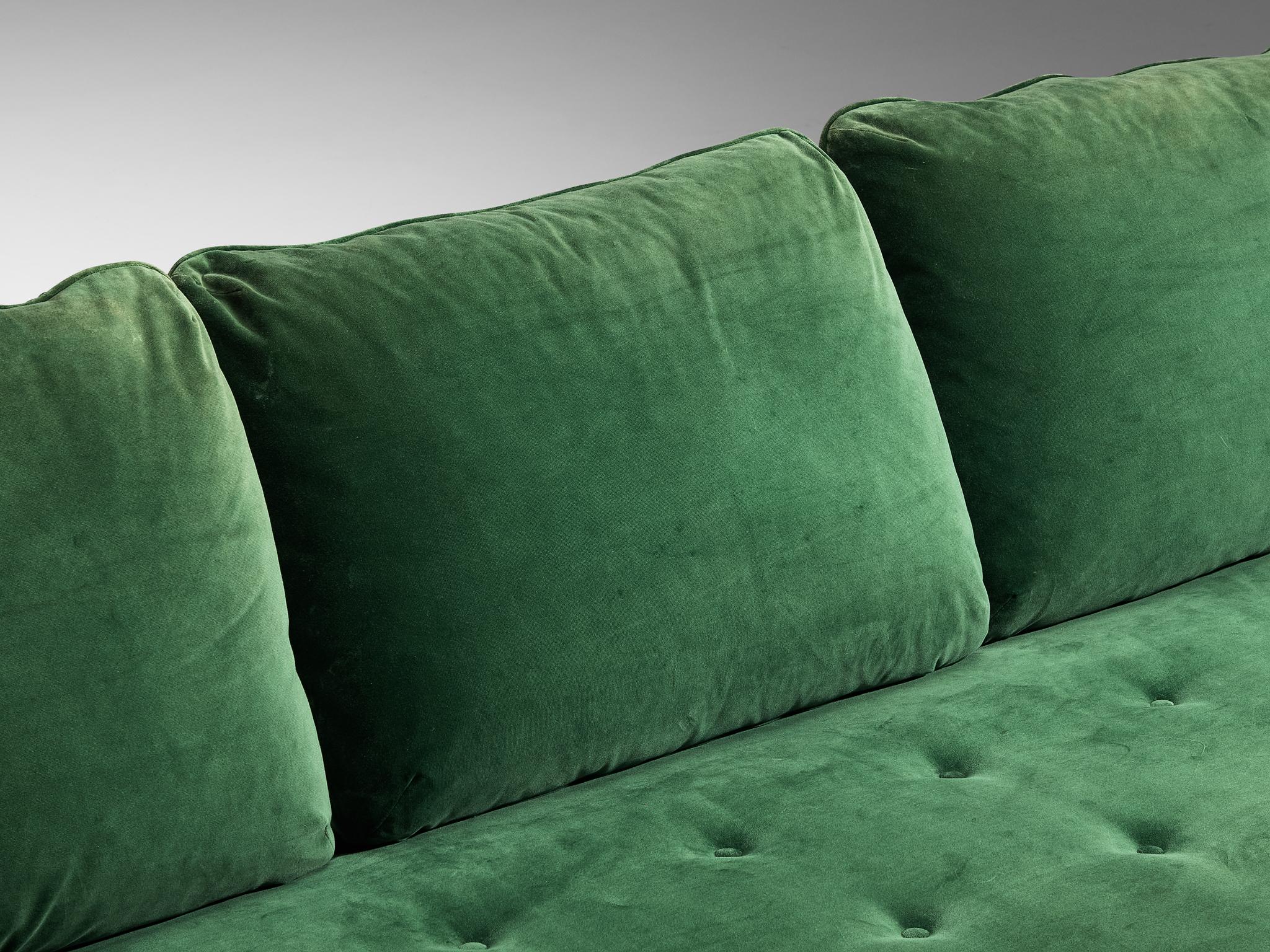 Josef Frank for Svenskt Tenn 'Liljevalchs' Sofa in Green Fabric 5