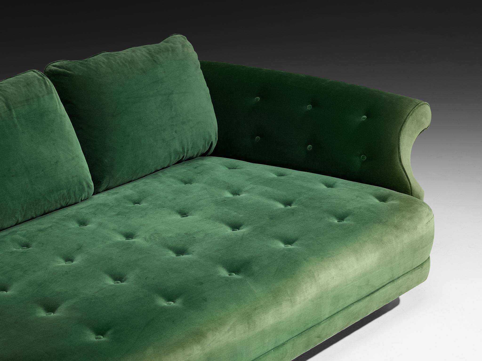 Josef Frank for Svenskt Tenn 'Liljevalchs' Sofa in Green Fabric 2